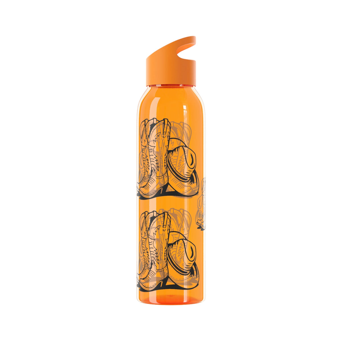 Cowboy Boots & Hat Water Bottle – Western Country Bottle - SJM Print Store