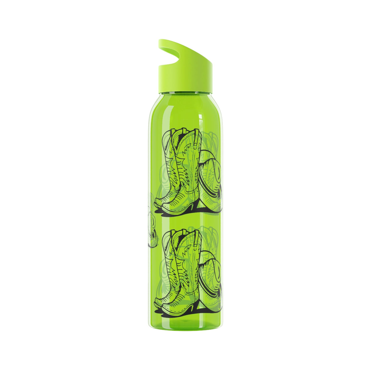 Cowboy Boots & Hat Water Bottle – Western Country Bottle - SJM Print Store