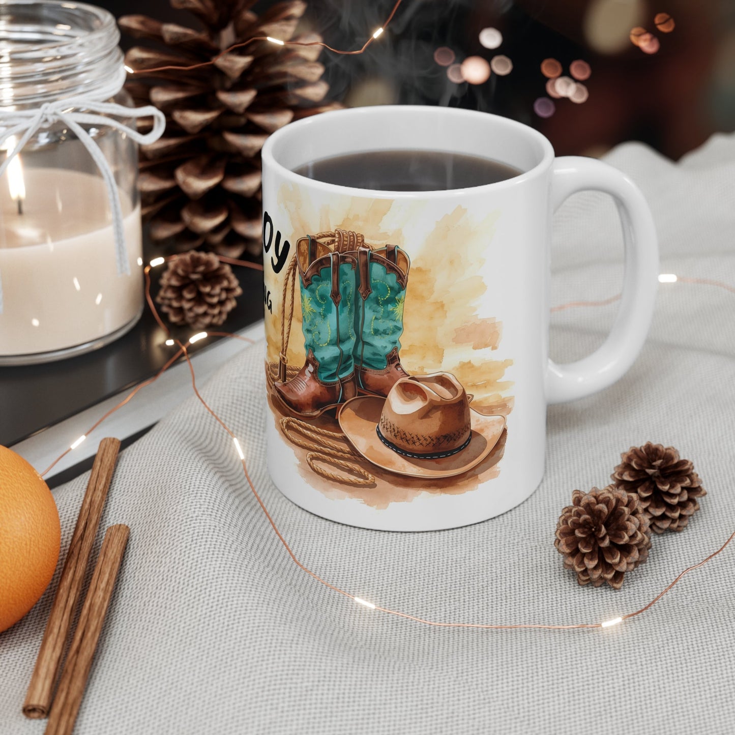 Cowboy Dreaming Mug - SJM Print Store