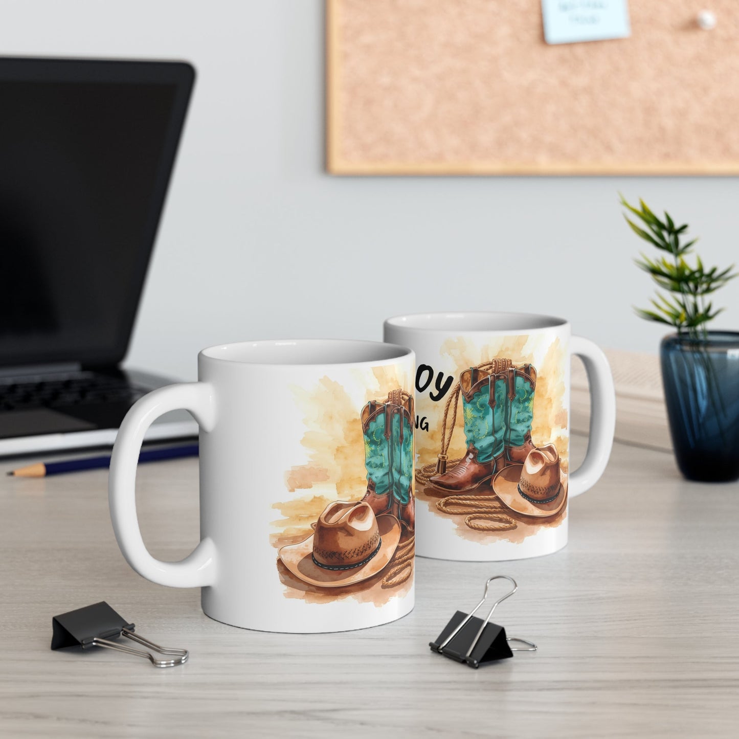 Cowboy Dreaming Mug - SJM Print Store