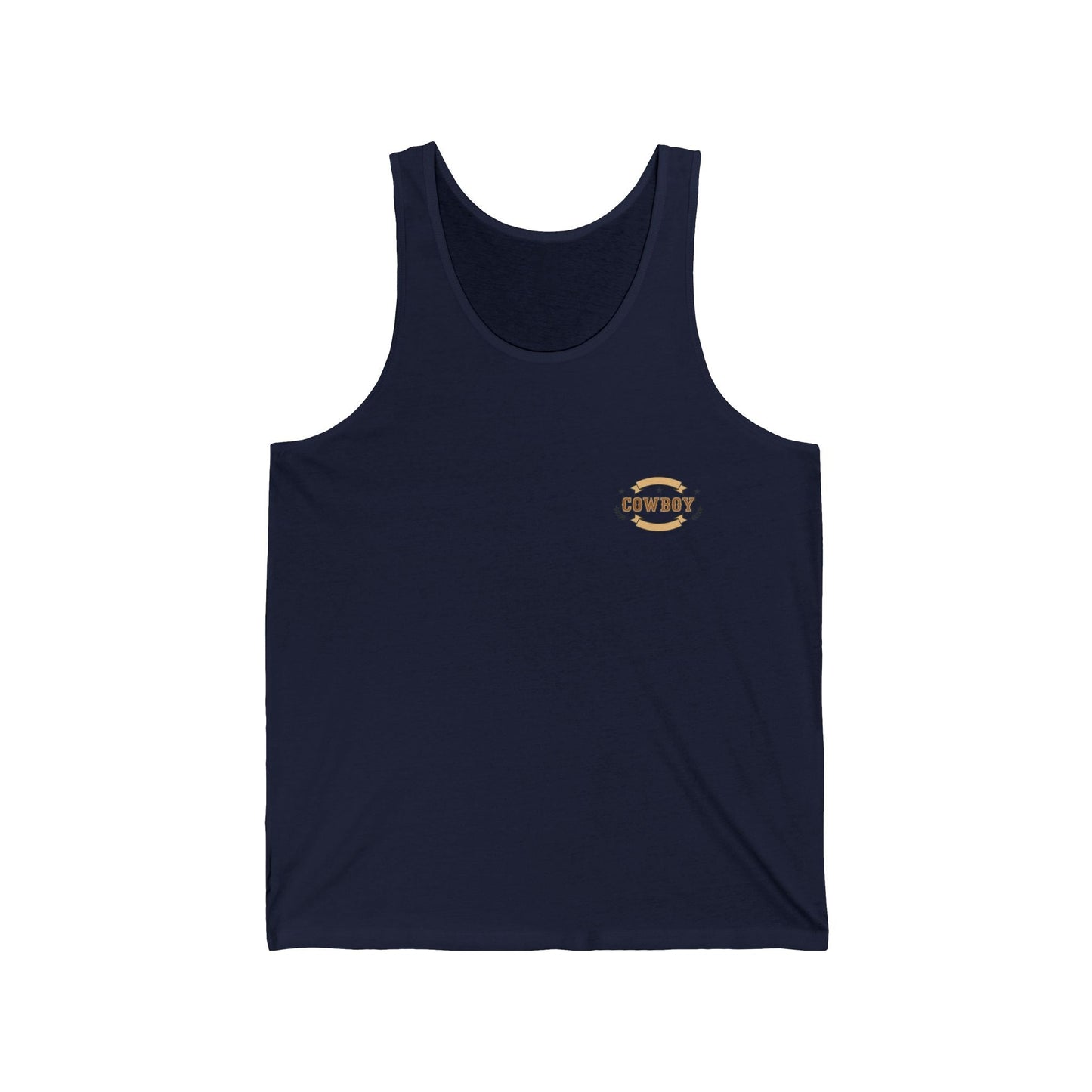 Cowboy Logo Tank Top Western Rodeo Graphic Tank - SJM Print Store