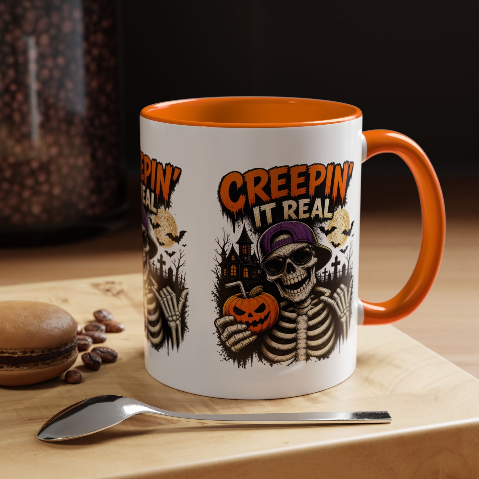 Creepin It Real Halloween Accent Mug - SJM Print Store