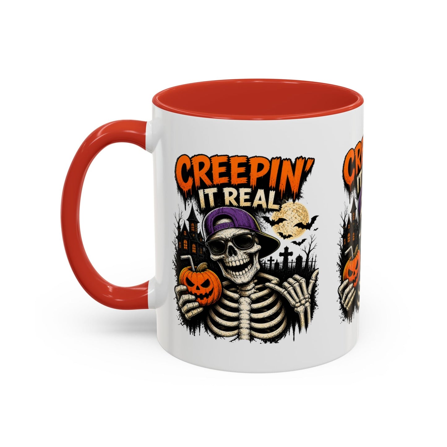 Creepin It Real Halloween Accent Mug - SJM Print Store