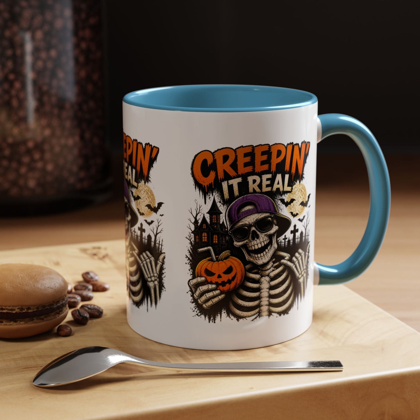 Creepin It Real Halloween Accent Mug - SJM Print Store