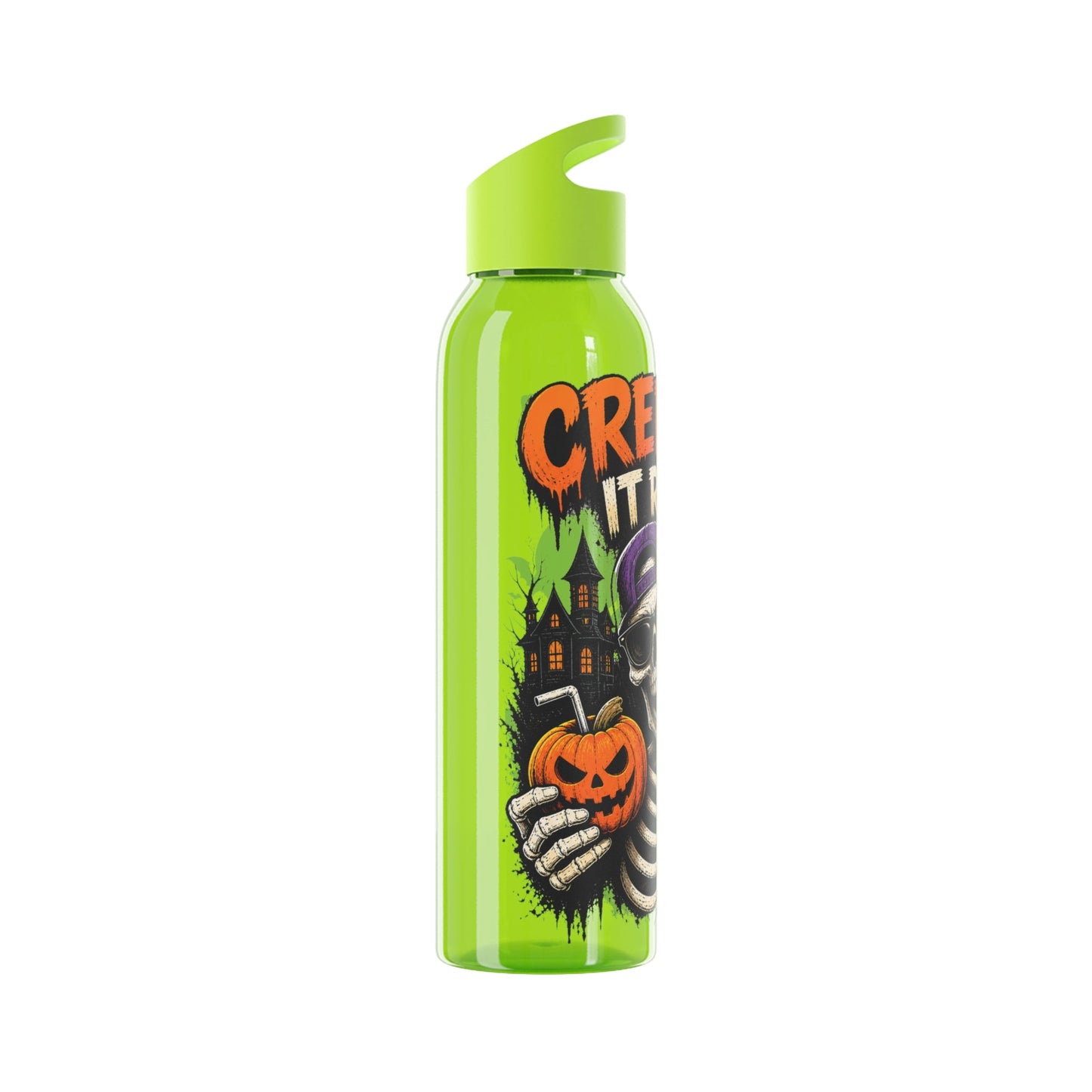 Creepin It Real Halloween Water Bottle - SJM Print Store