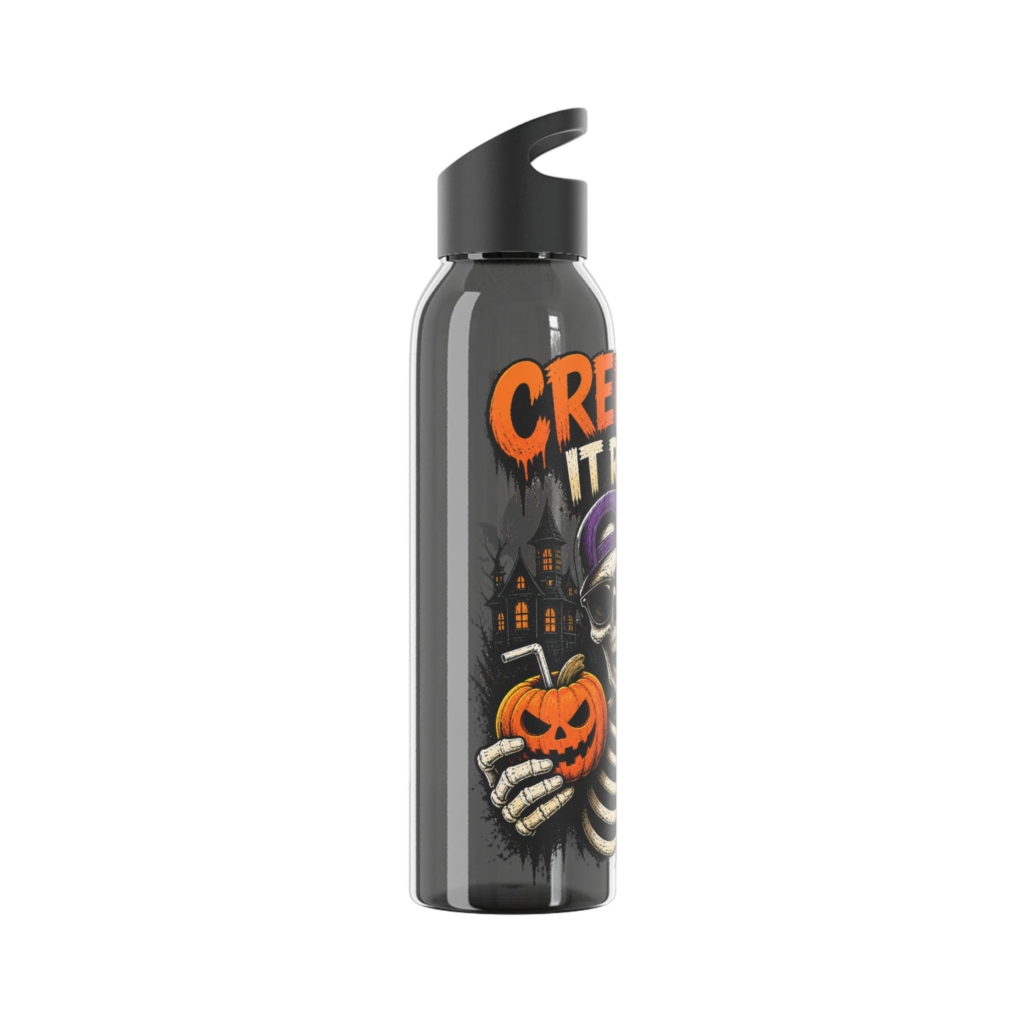 Creepin It Real Halloween Water Bottle - SJM Print Store