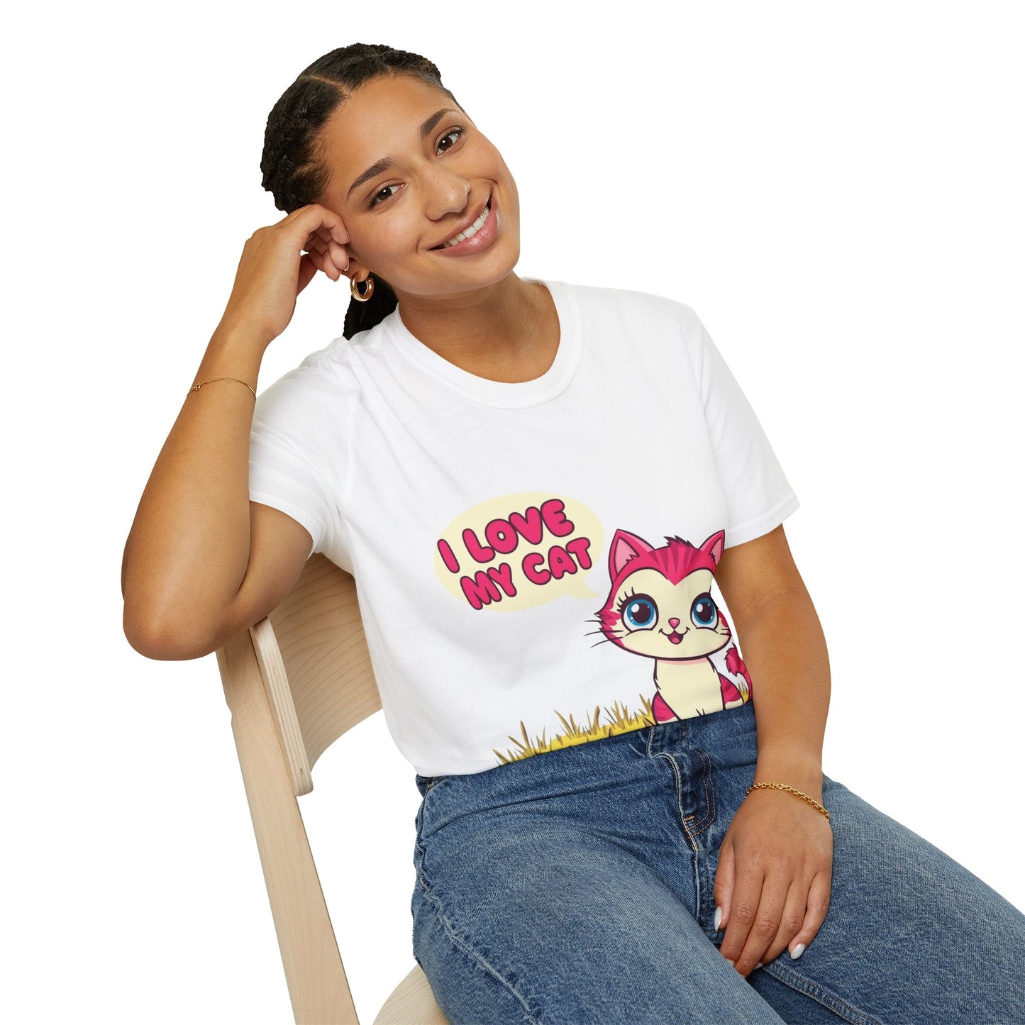 Cutesy Cat Lover T-Shirt - SJM Print Store