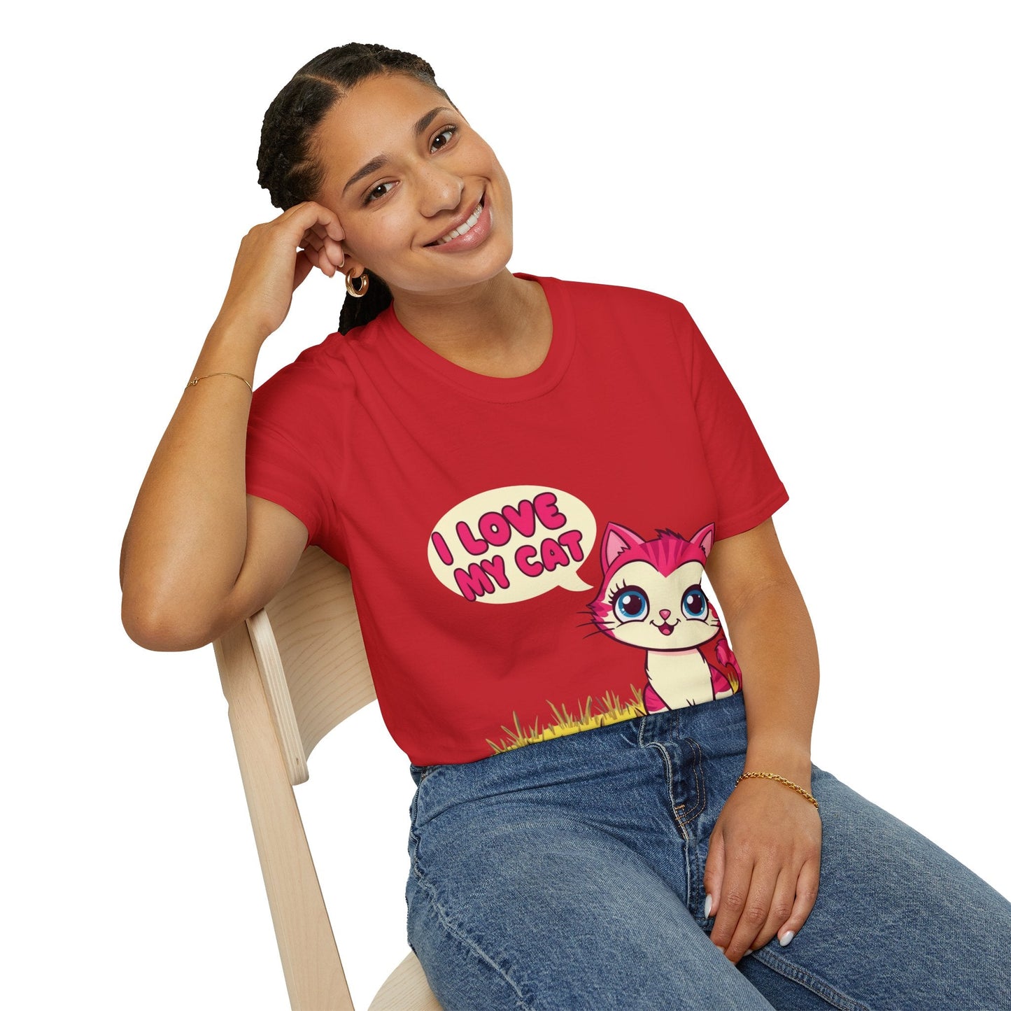 Cutesy Cat Lover T-Shirt - SJM Print Store
