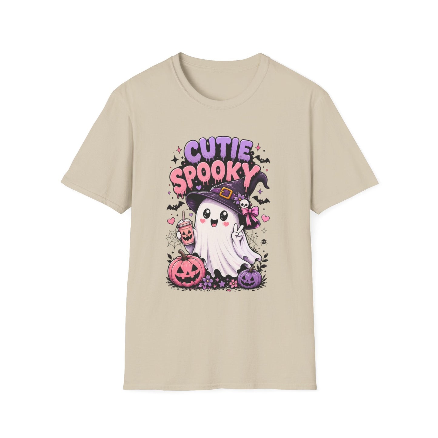 Cutie Spooky Ghost Halloween T-Shirt - SJM Print Store