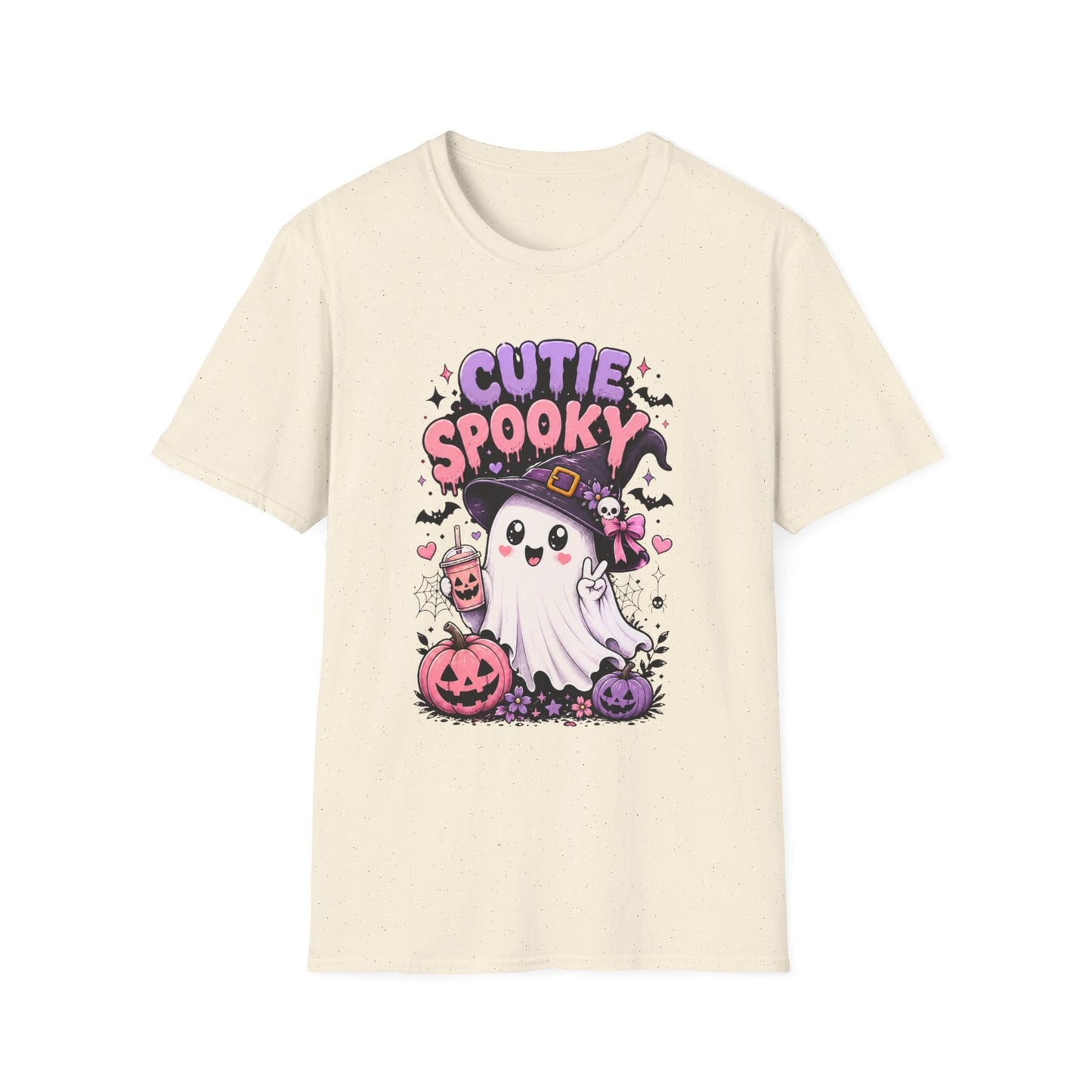 Cutie Spooky Ghost Halloween T-Shirt - SJM Print Store