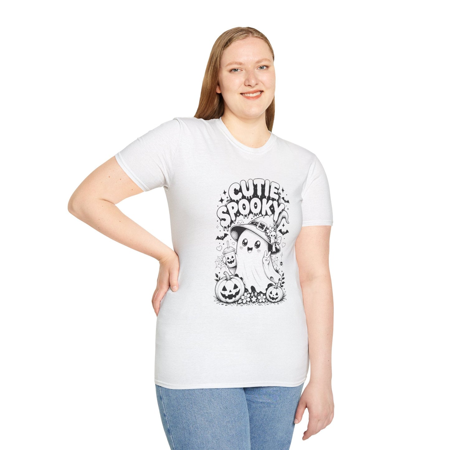 Cutie Spooky Ghost Tee - SJM Print Store