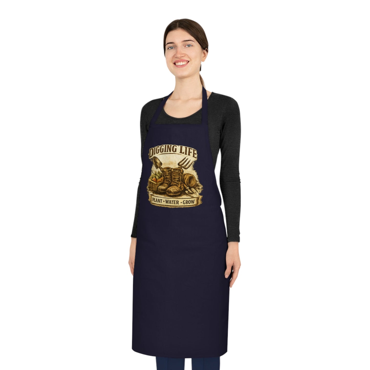 Digging Life Plant Water Grow Cotton Gardening themed Apron - SJM Print Store