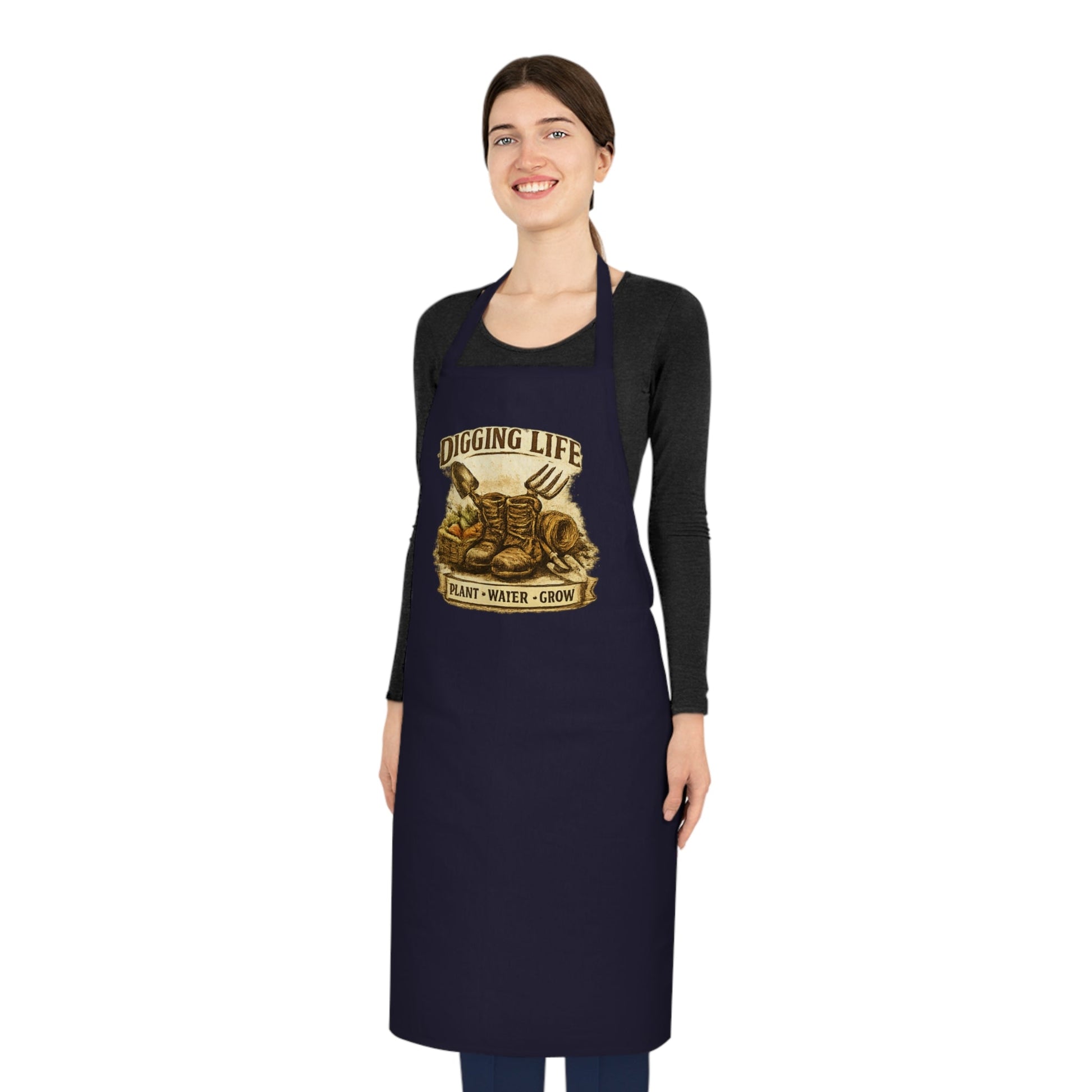 Digging Life Plant Water Grow Cotton Gardening themed Apron - SJM Print Store