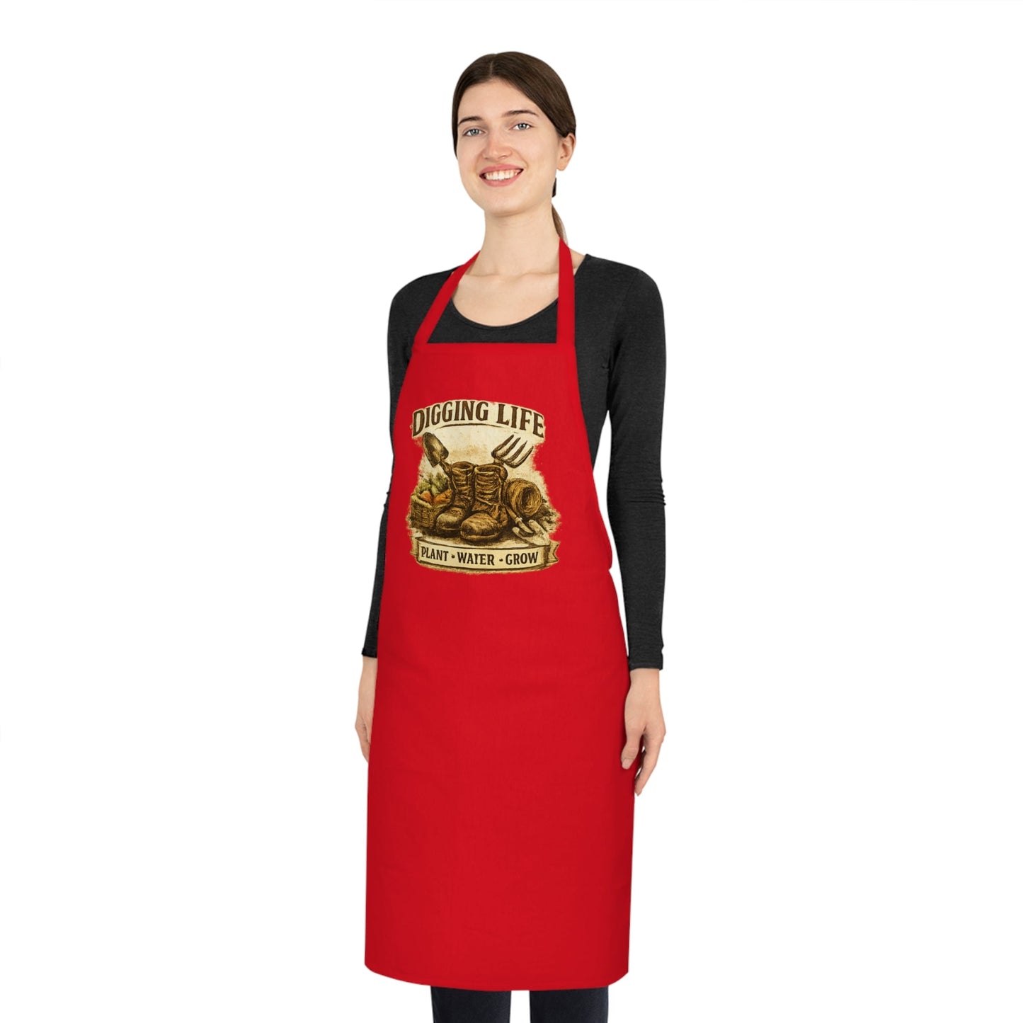 Digging Life Plant Water Grow Cotton Gardening themed Apron - SJM Print Store