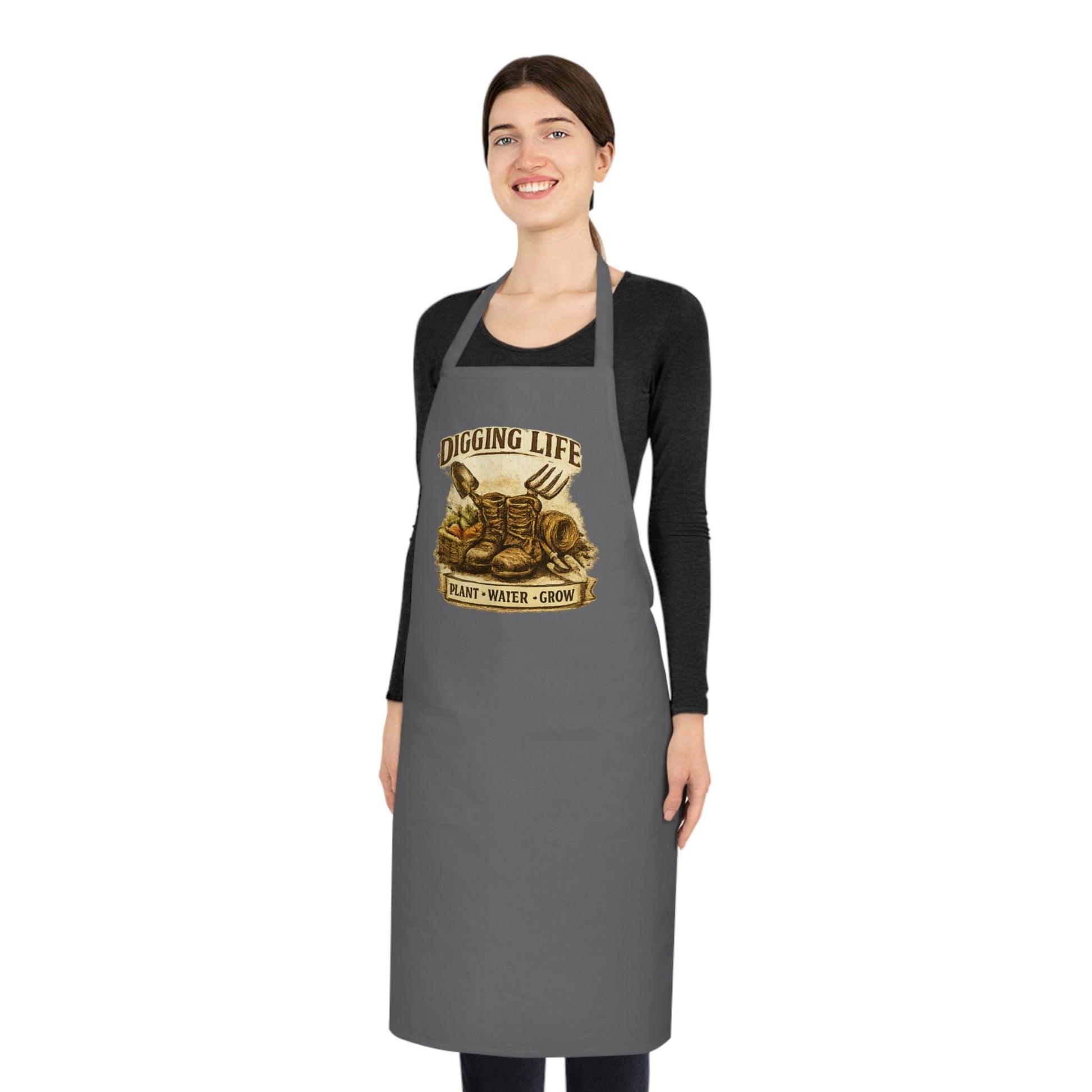 Digging Life Plant Water Grow Cotton Gardening themed Apron - SJM Print Store