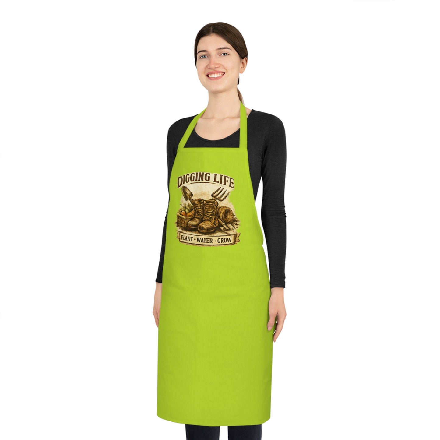 Digging Life Plant Water Grow Cotton Gardening themed Apron - SJM Print Store