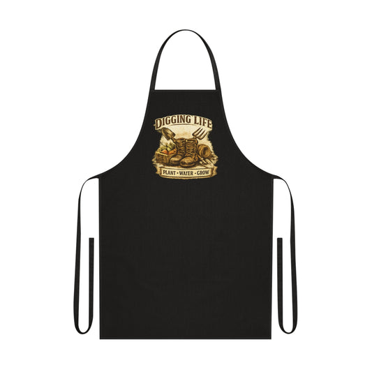 Digging Life Plant Water Grow Cotton Gardening themed Apron - SJM Print Store