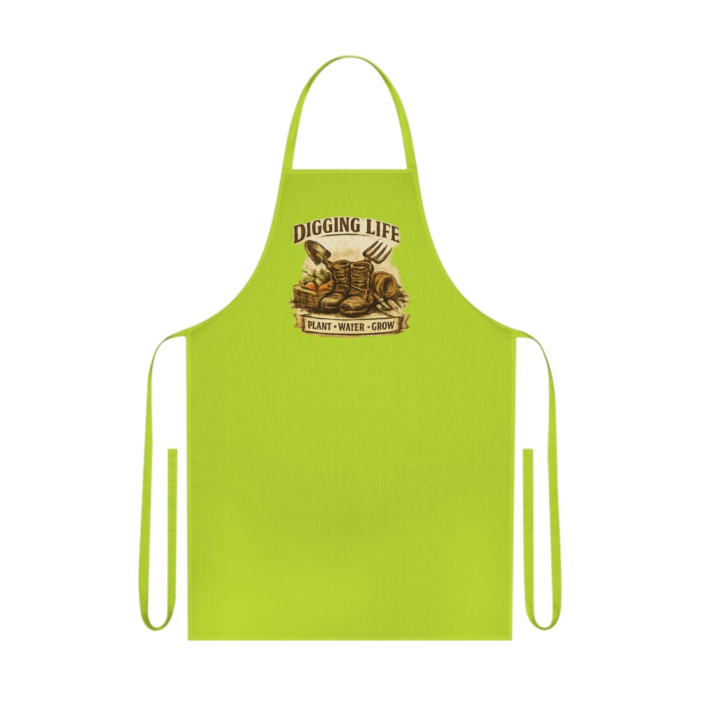 Digging Life Plant Water Grow Cotton Gardening themed Apron - SJM Print Store