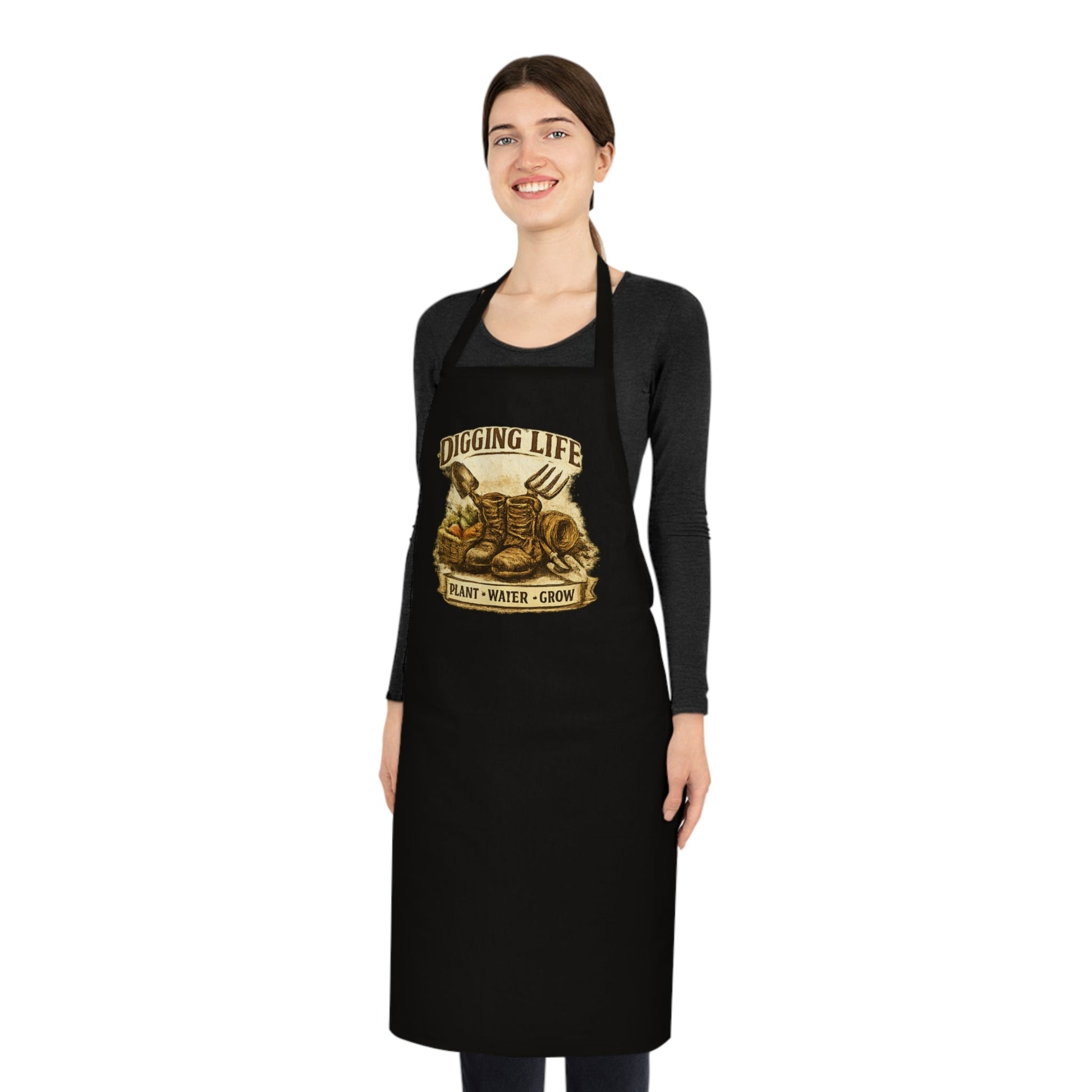 Digging Life Plant Water Grow Cotton Gardening themed Apron - SJM Print Store