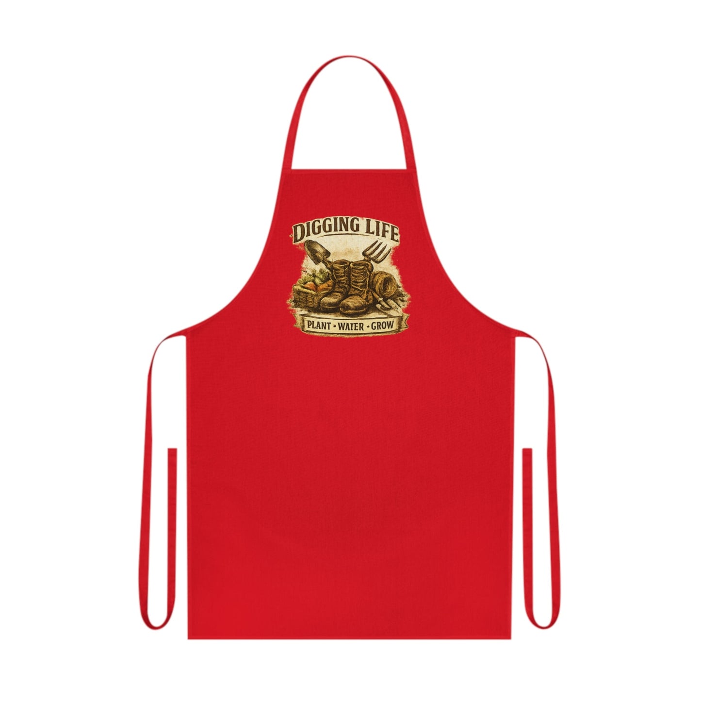 Digging Life Plant Water Grow Cotton Gardening themed Apron - SJM Print Store