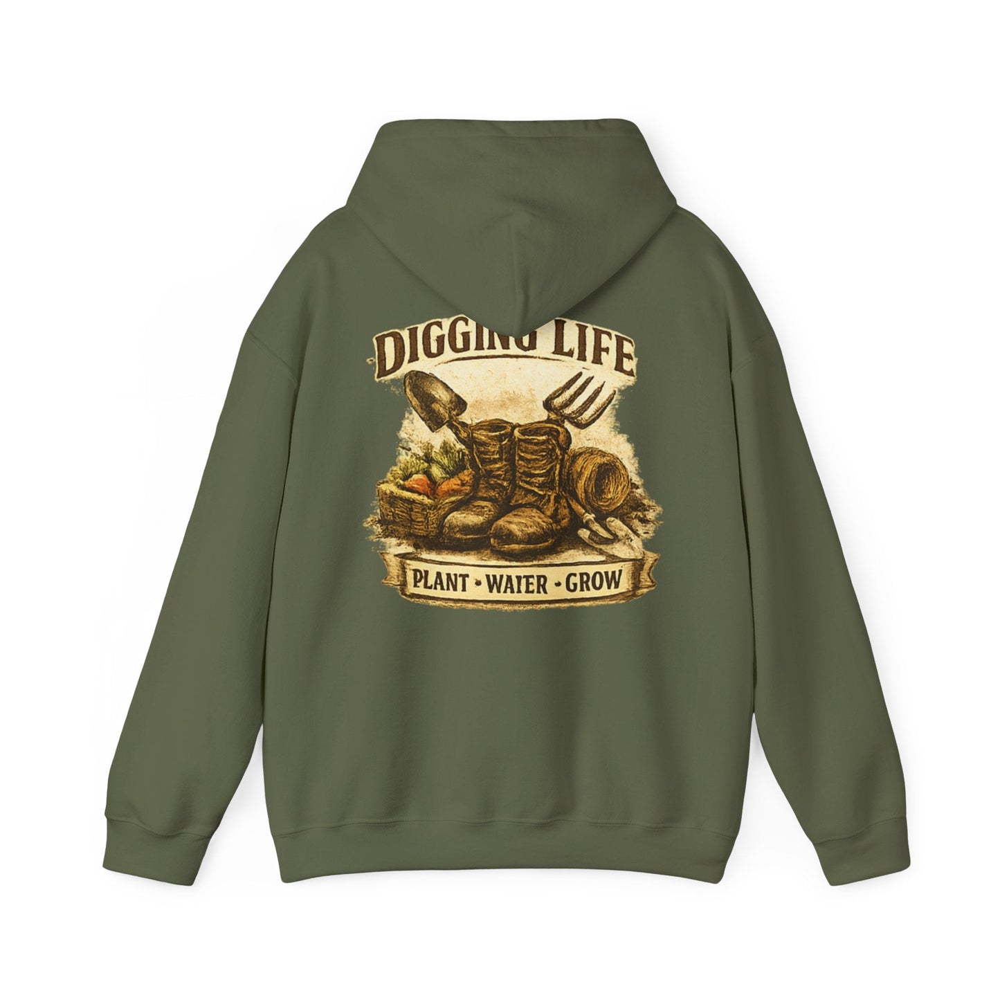Digging Life Vintage Style Garden Hoodie - SJM Print Store