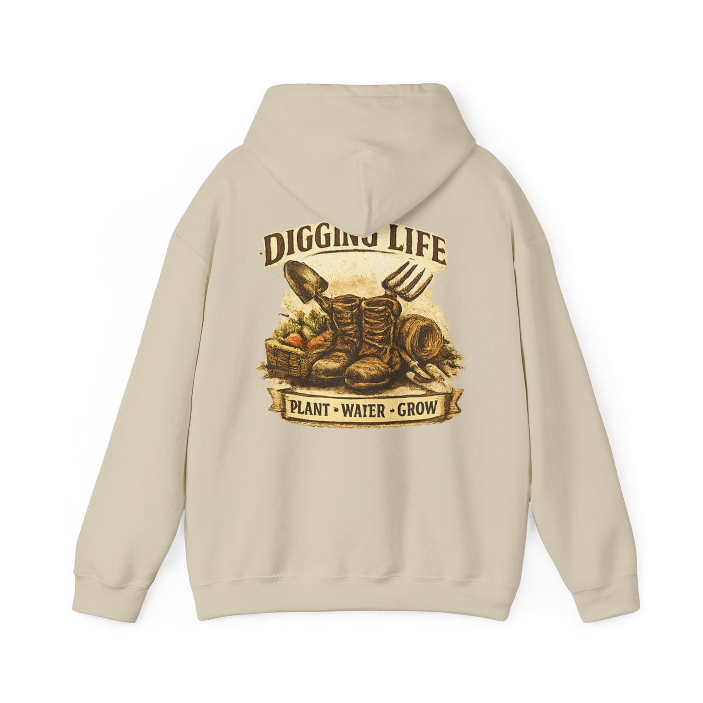 Digging Life Vintage Style Garden Hoodie - SJM Print Store