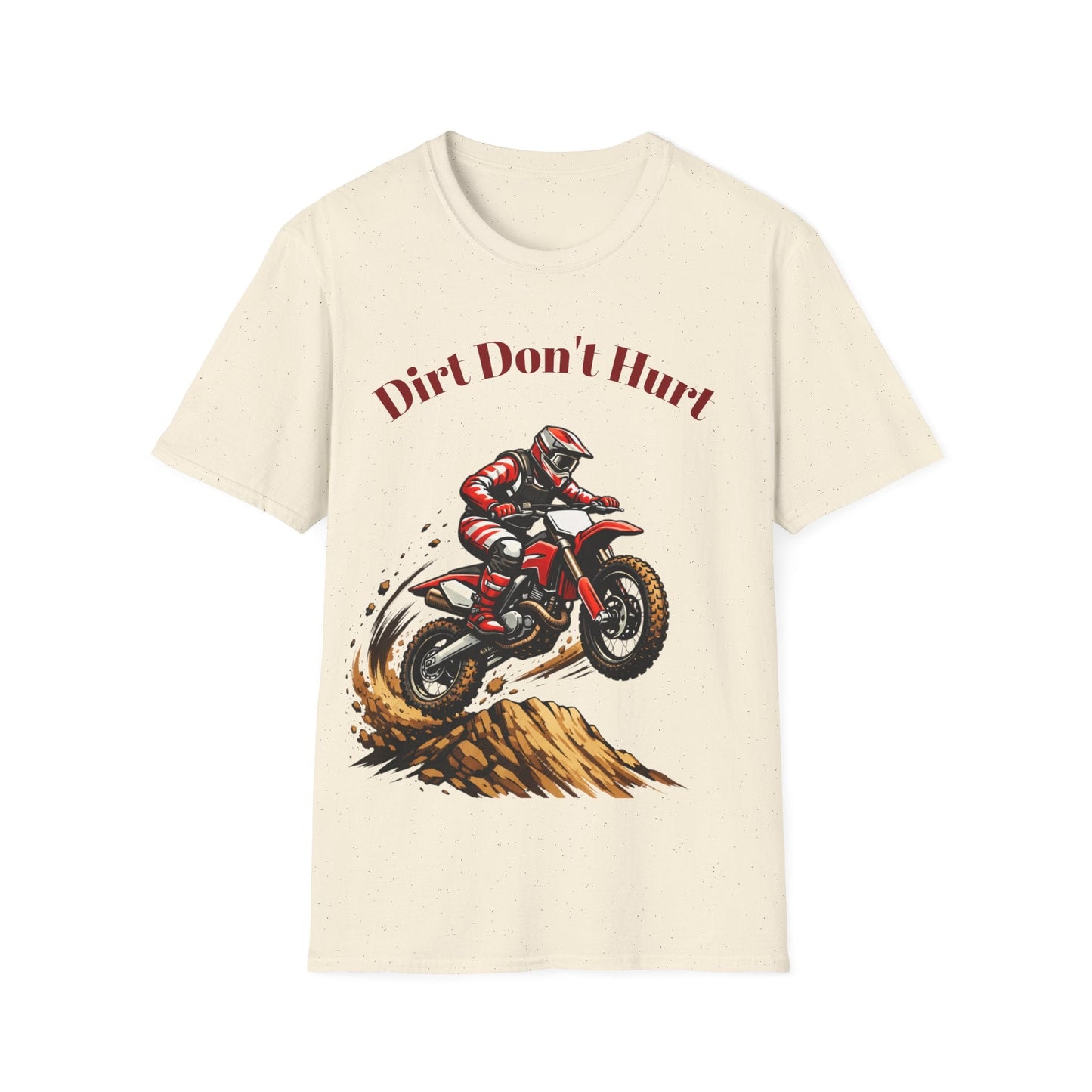 Dirt Don't Hurt Motocross T-Shirt Off Road Dirt Bike Graphic Tee - SJM Print Store