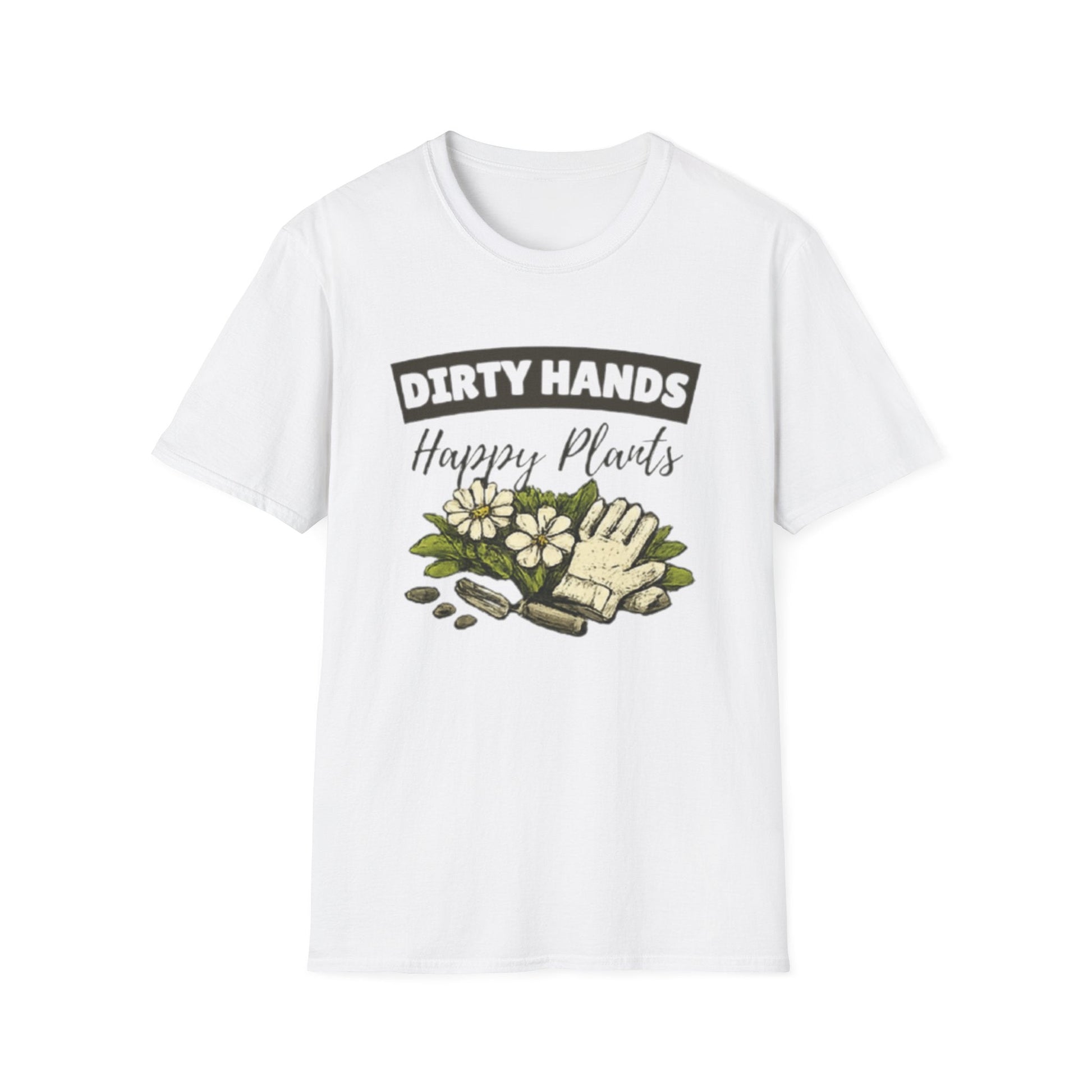 Dirty Hands Happy Plants Gardeners T-shirt - SJM Print Store