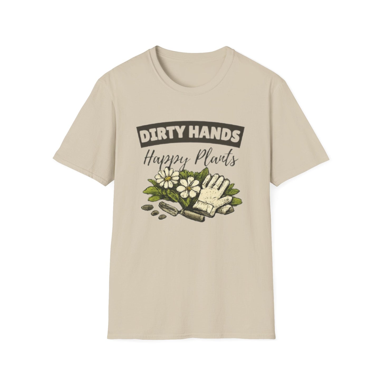 Dirty Hands Happy Plants Gardeners T-shirt - SJM Print Store