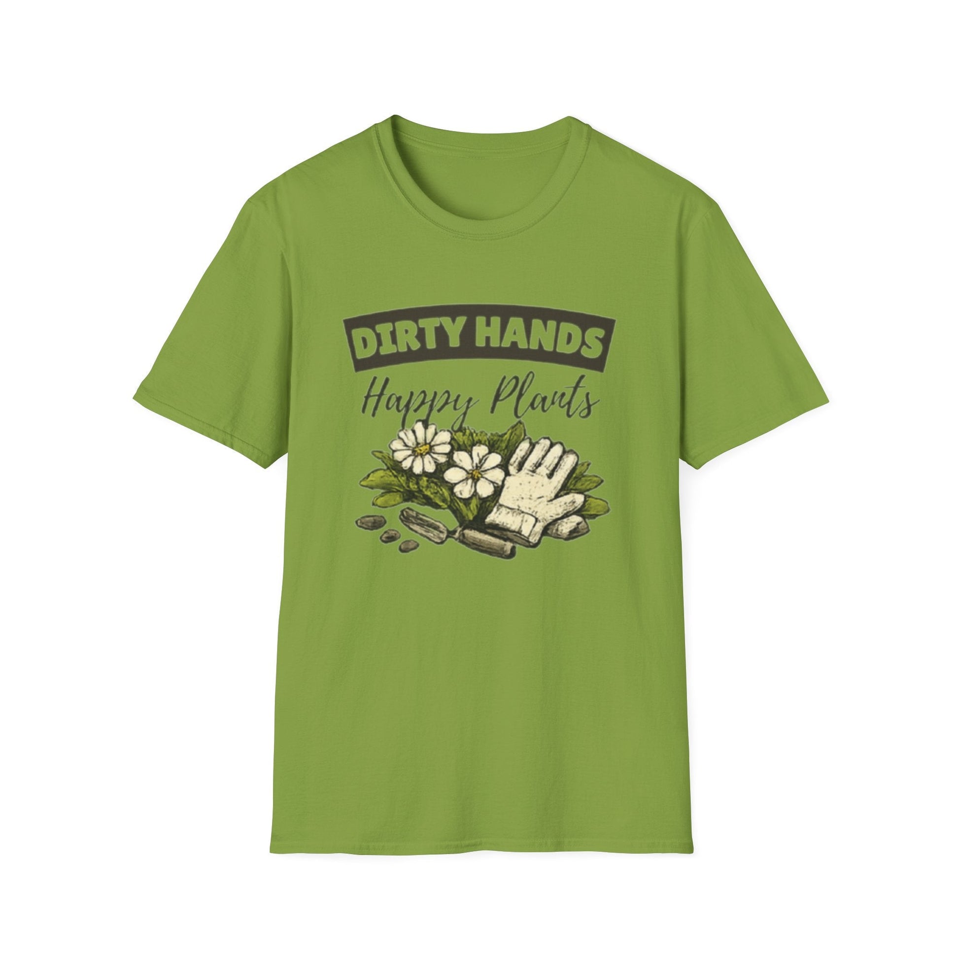 Dirty Hands Happy Plants Gardeners T-shirt - SJM Print Store