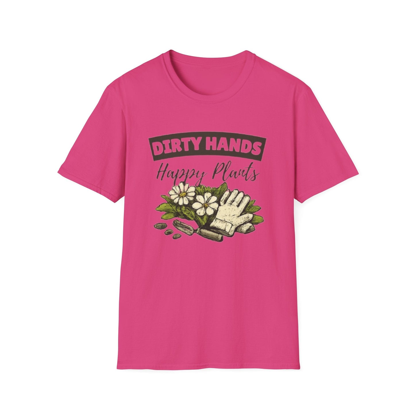 Dirty Hands Happy Plants Gardeners T-shirt - SJM Print Store
