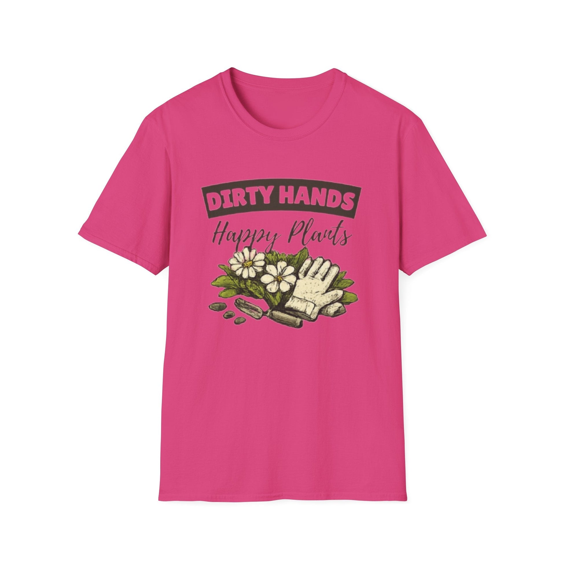 Dirty Hands Happy Plants Gardeners T-shirt - SJM Print Store