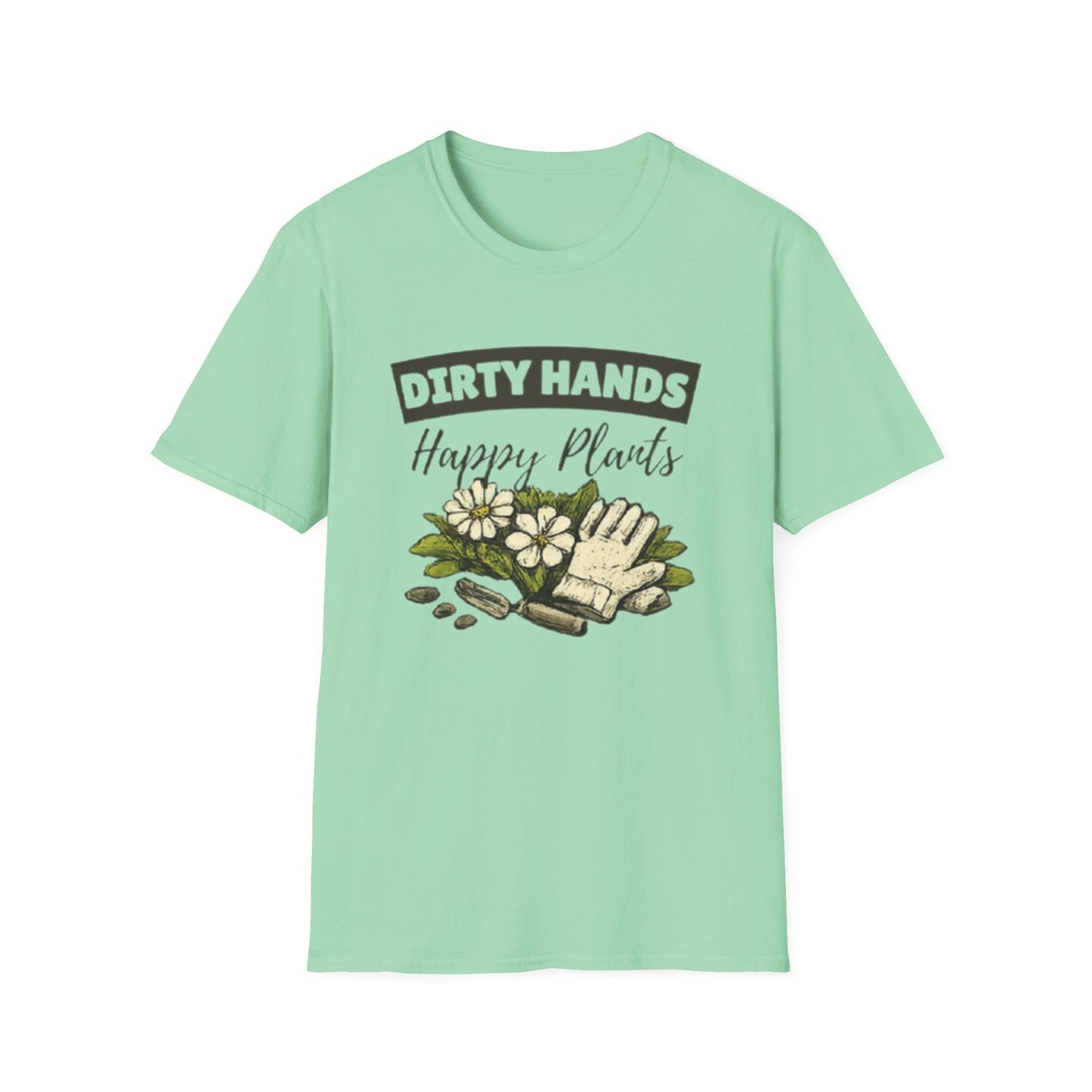 Dirty Hands Happy Plants Gardeners T-shirt - SJM Print Store