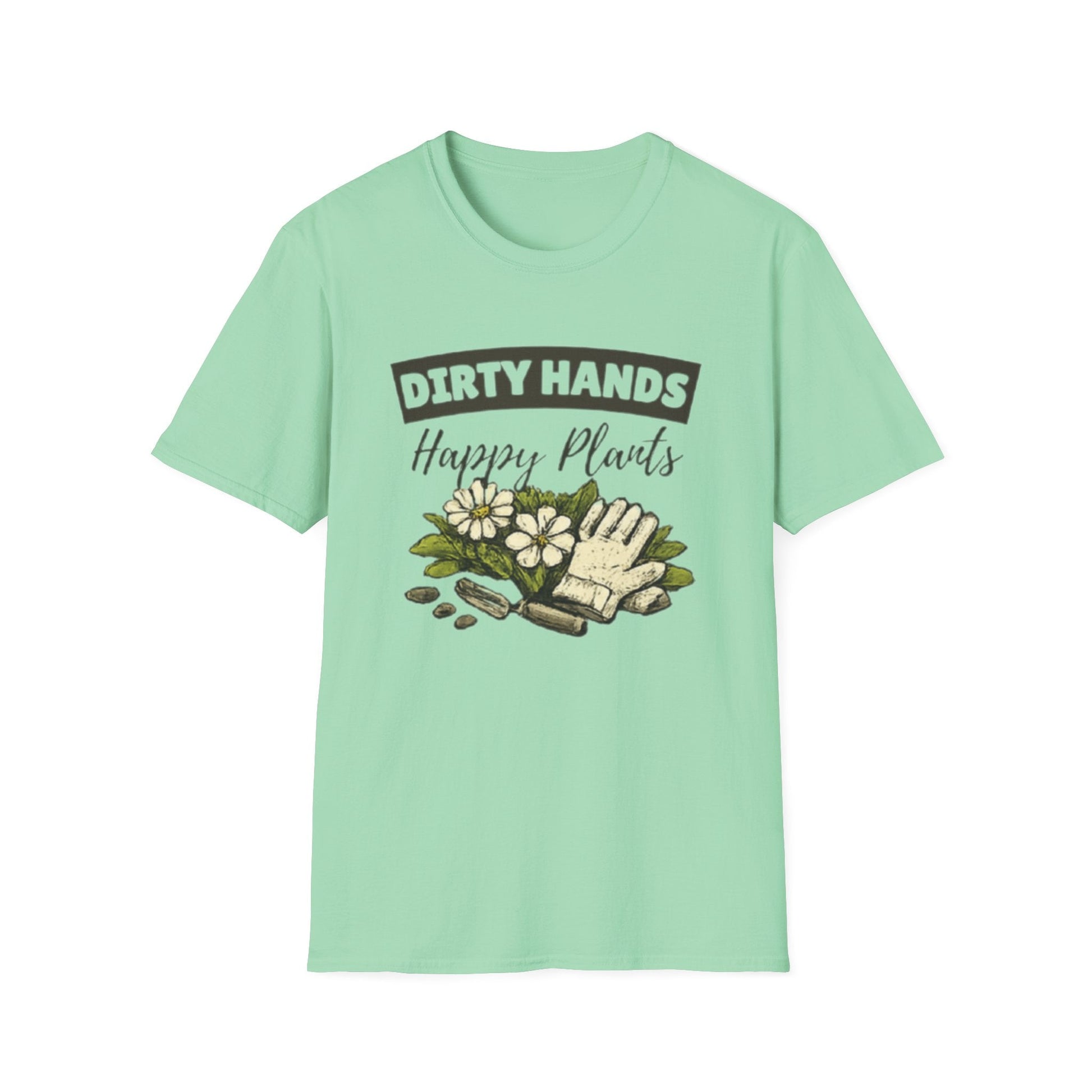 Dirty Hands Happy Plants Gardeners T-shirt - SJM Print Store
