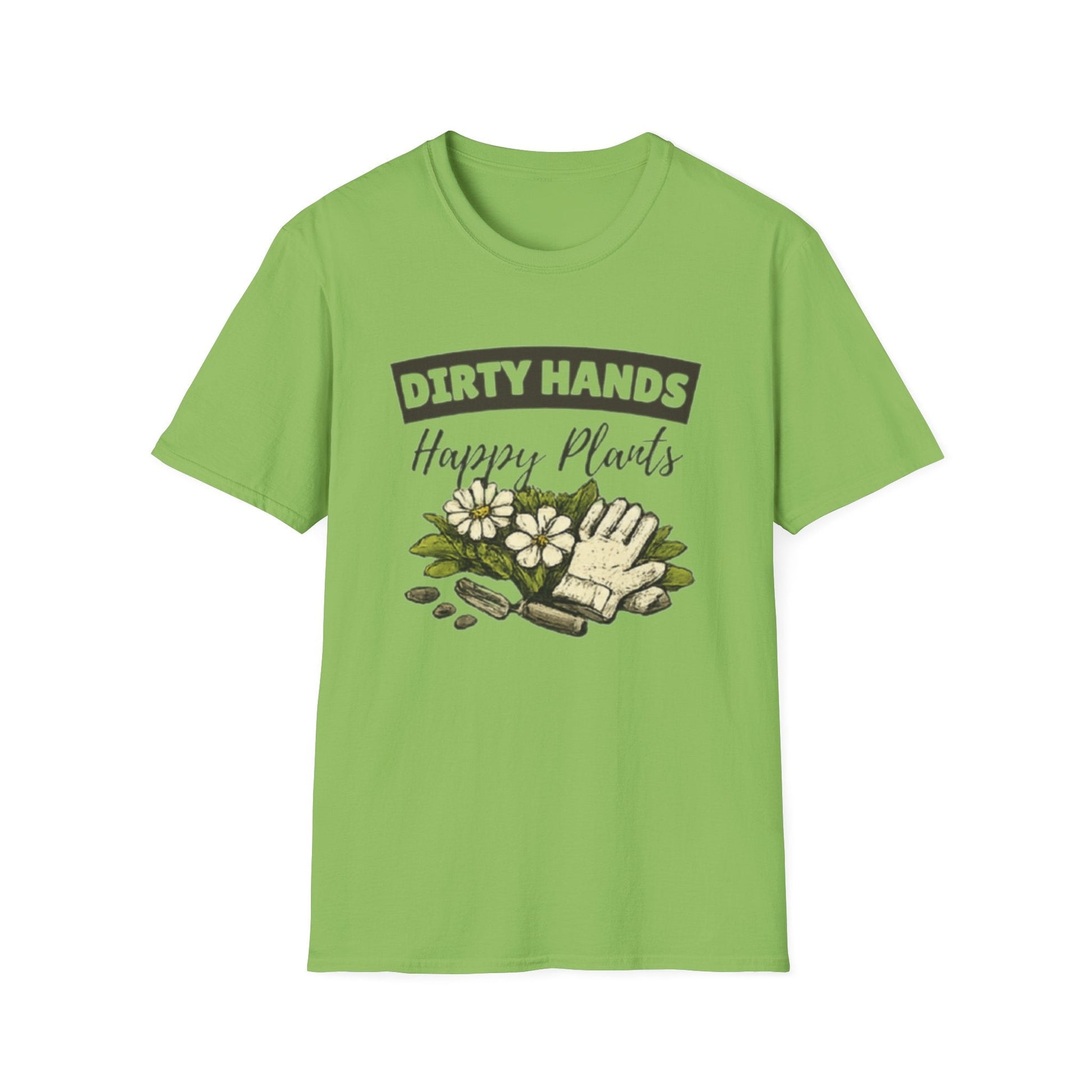 Dirty Hands Happy Plants Gardeners T-shirt - SJM Print Store