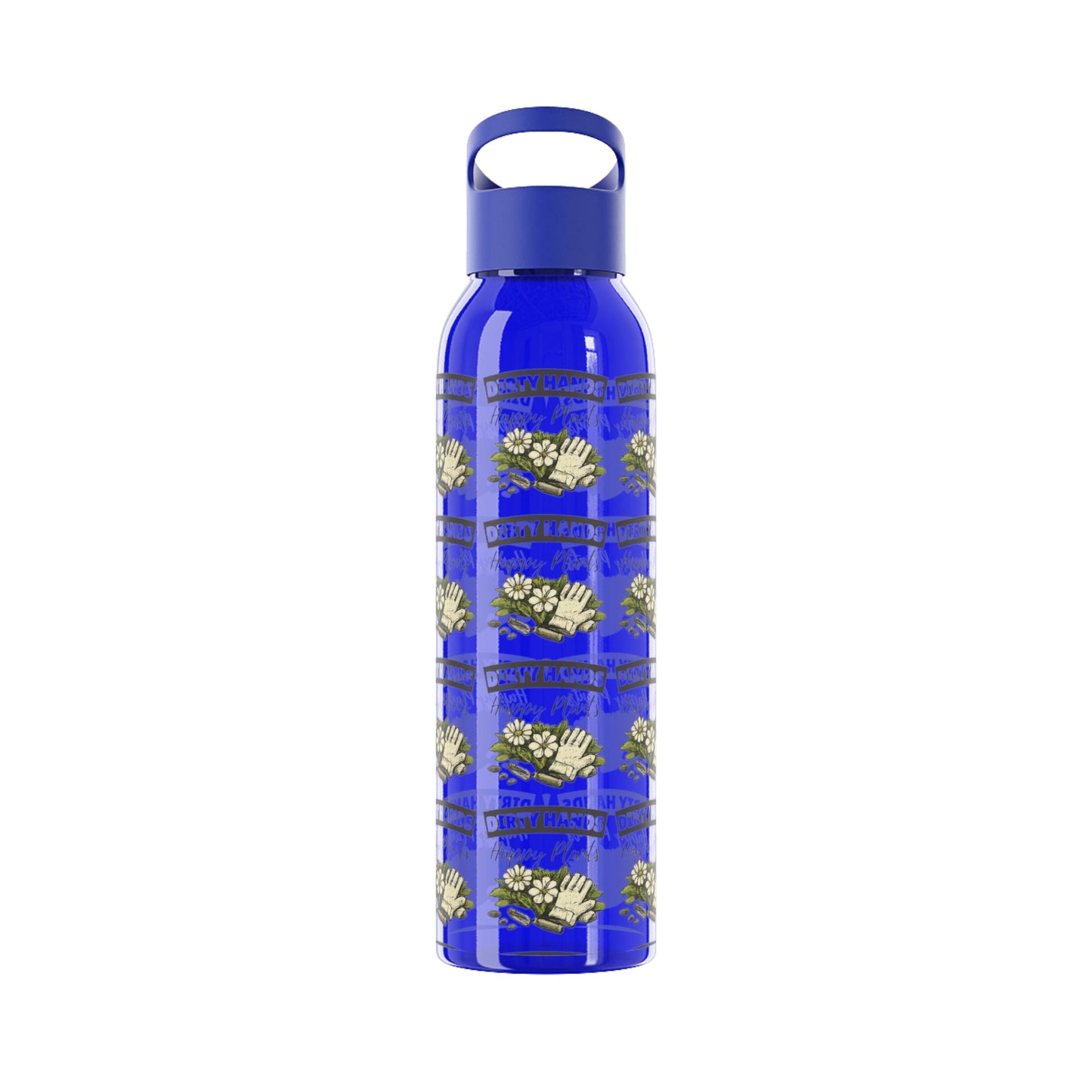 Dirty Hands Happy Plants Gardeners Water Bottle - SJM Print Store