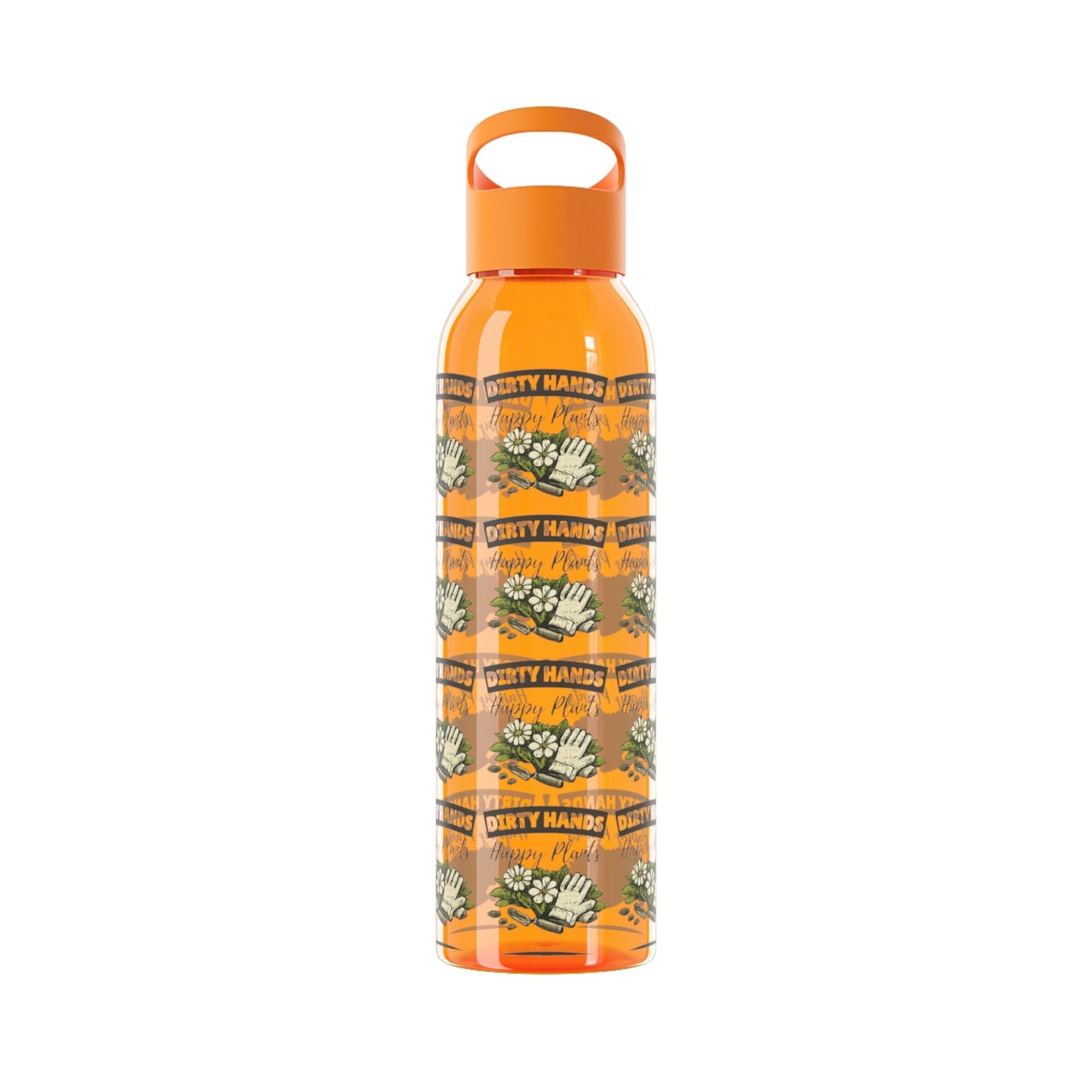 Dirty Hands Happy Plants Gardeners Water Bottle - SJM Print Store