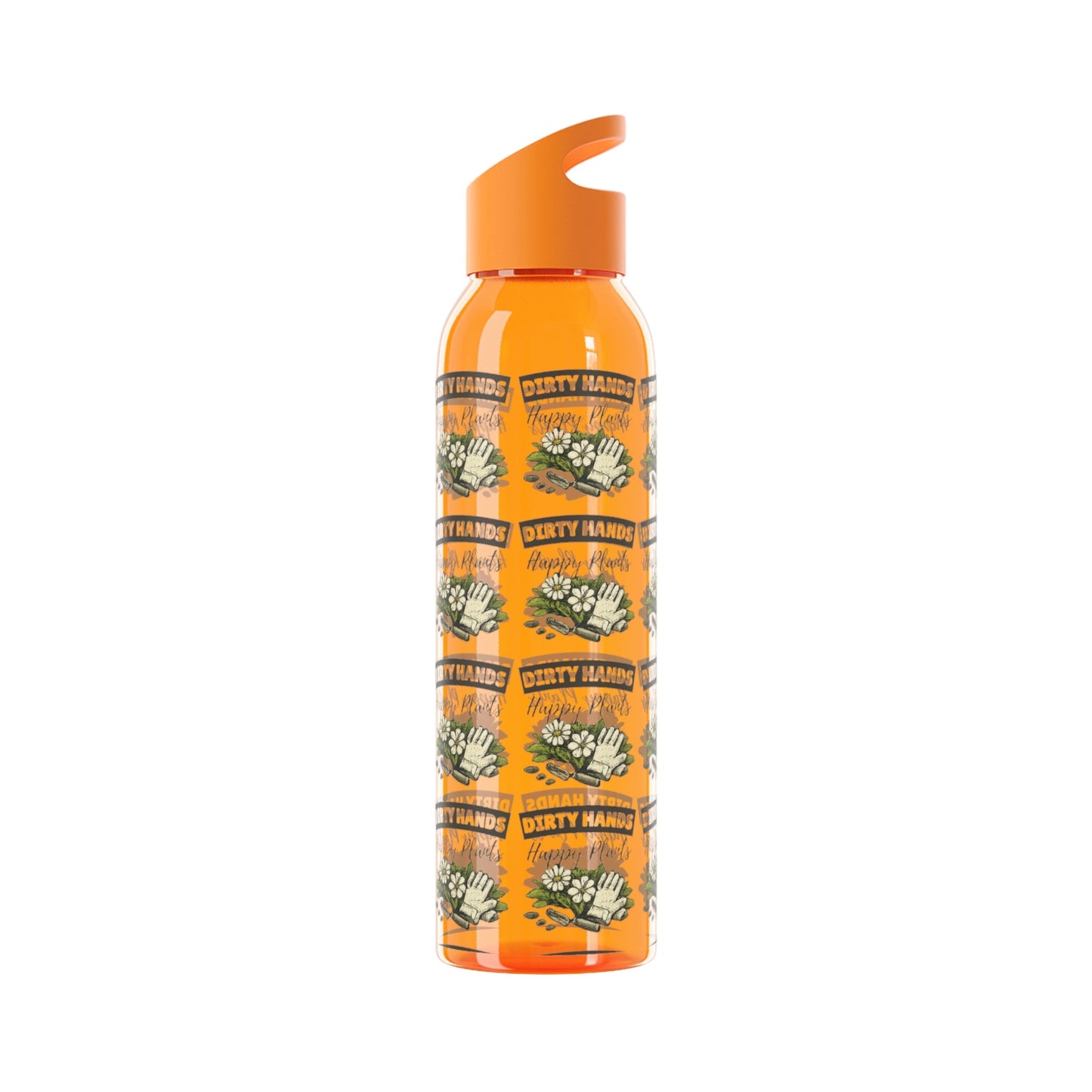 Dirty Hands Happy Plants Gardeners Water Bottle - SJM Print Store