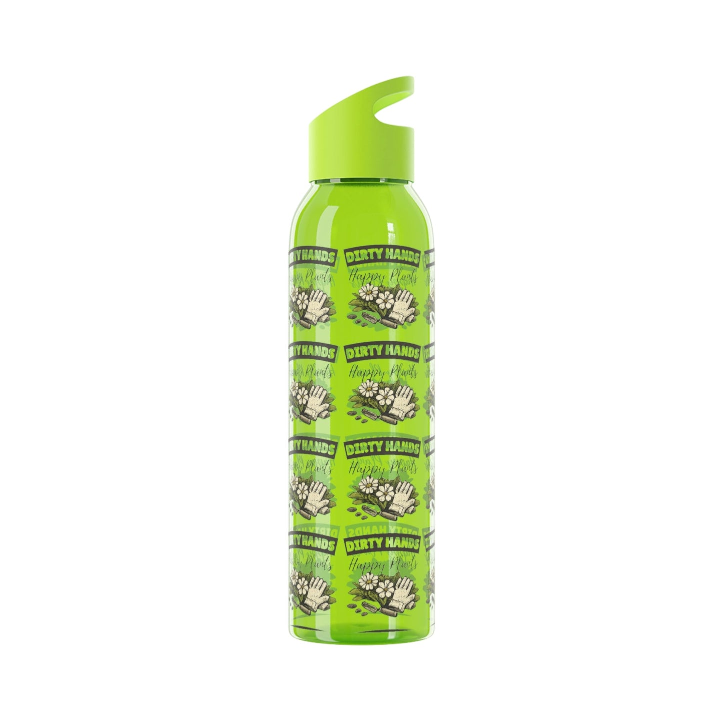 Dirty Hands Happy Plants Gardeners Water Bottle - SJM Print Store