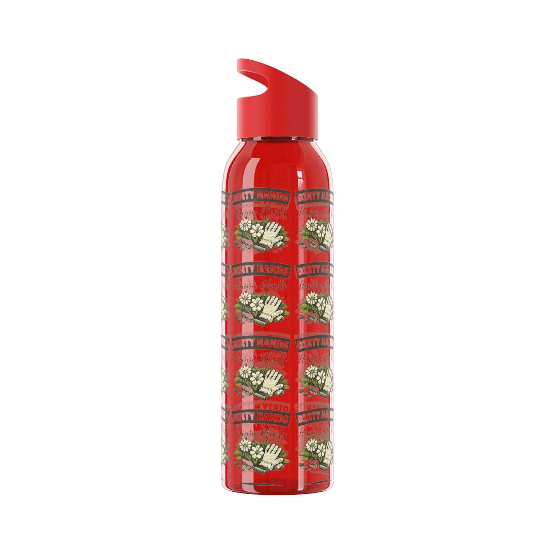 Dirty Hands Happy Plants Gardeners Water Bottle - SJM Print Store
