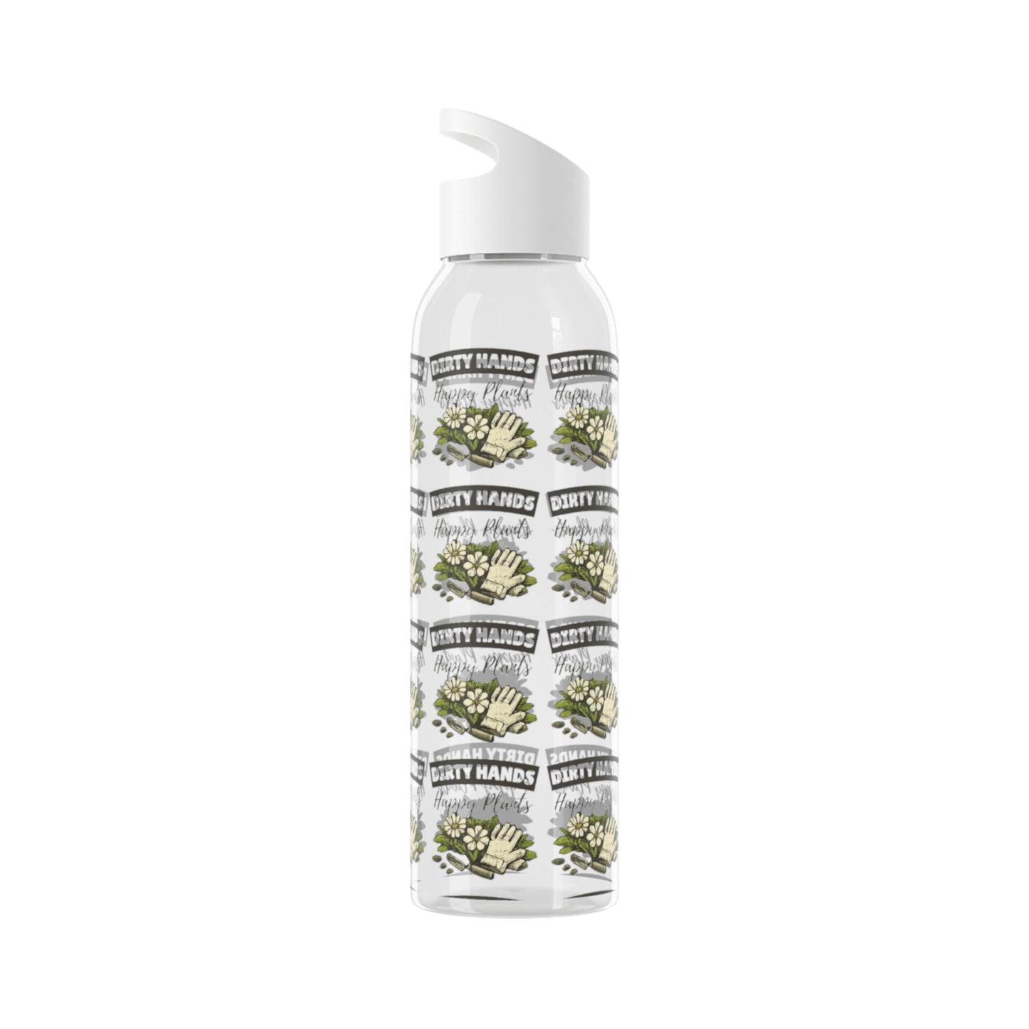 Dirty Hands Happy Plants Gardeners Water Bottle - SJM Print Store