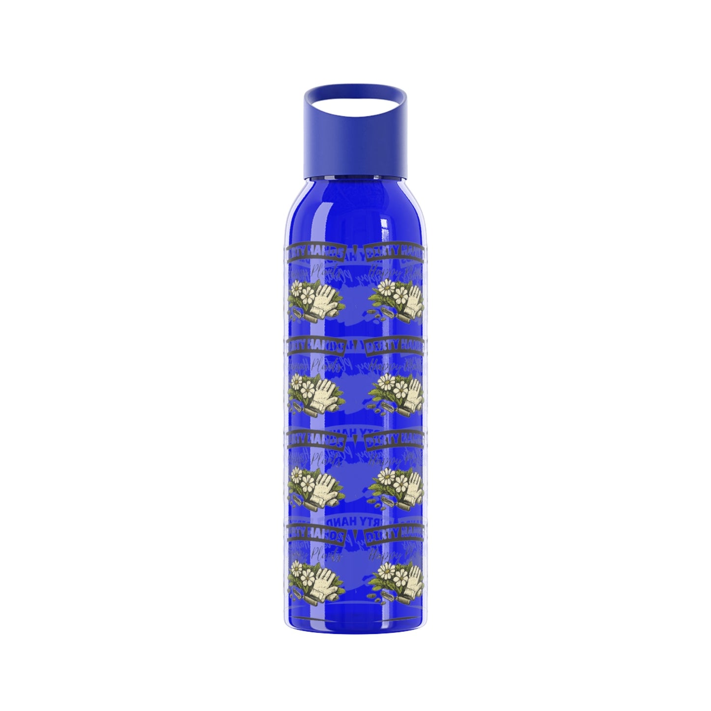 Dirty Hands Happy Plants Gardeners Water Bottle - SJM Print Store