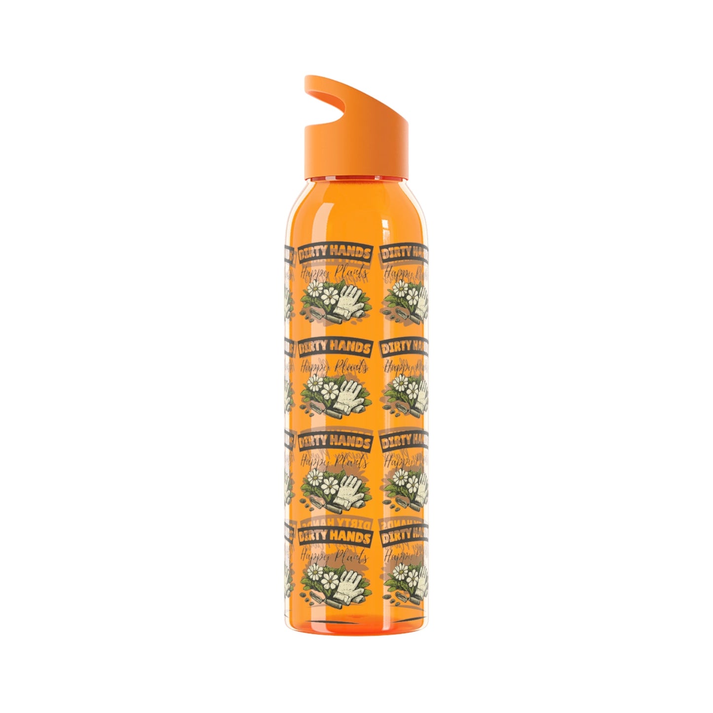 Dirty Hands Happy Plants Gardeners Water Bottle - SJM Print Store