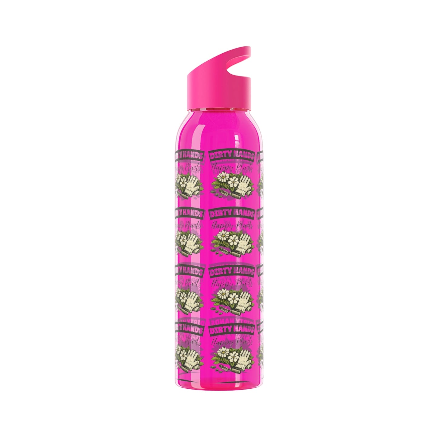 Dirty Hands Happy Plants Gardeners Water Bottle - SJM Print Store