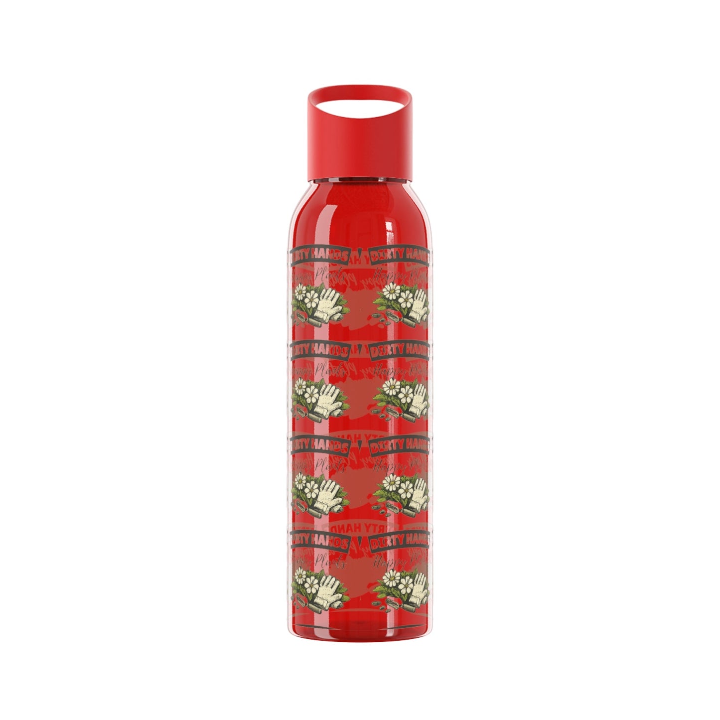 Dirty Hands Happy Plants Gardeners Water Bottle - SJM Print Store