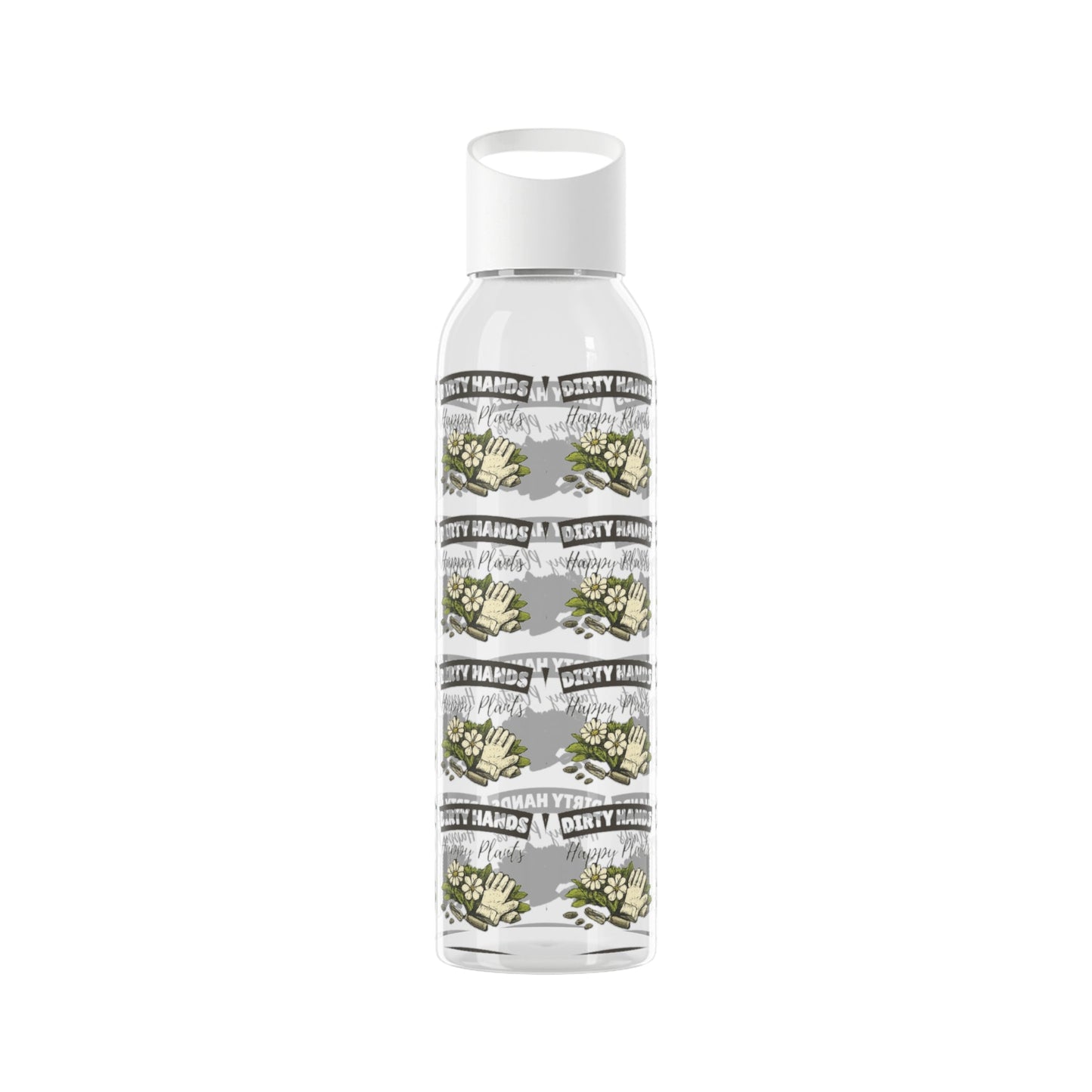 Dirty Hands Happy Plants Gardeners Water Bottle - SJM Print Store