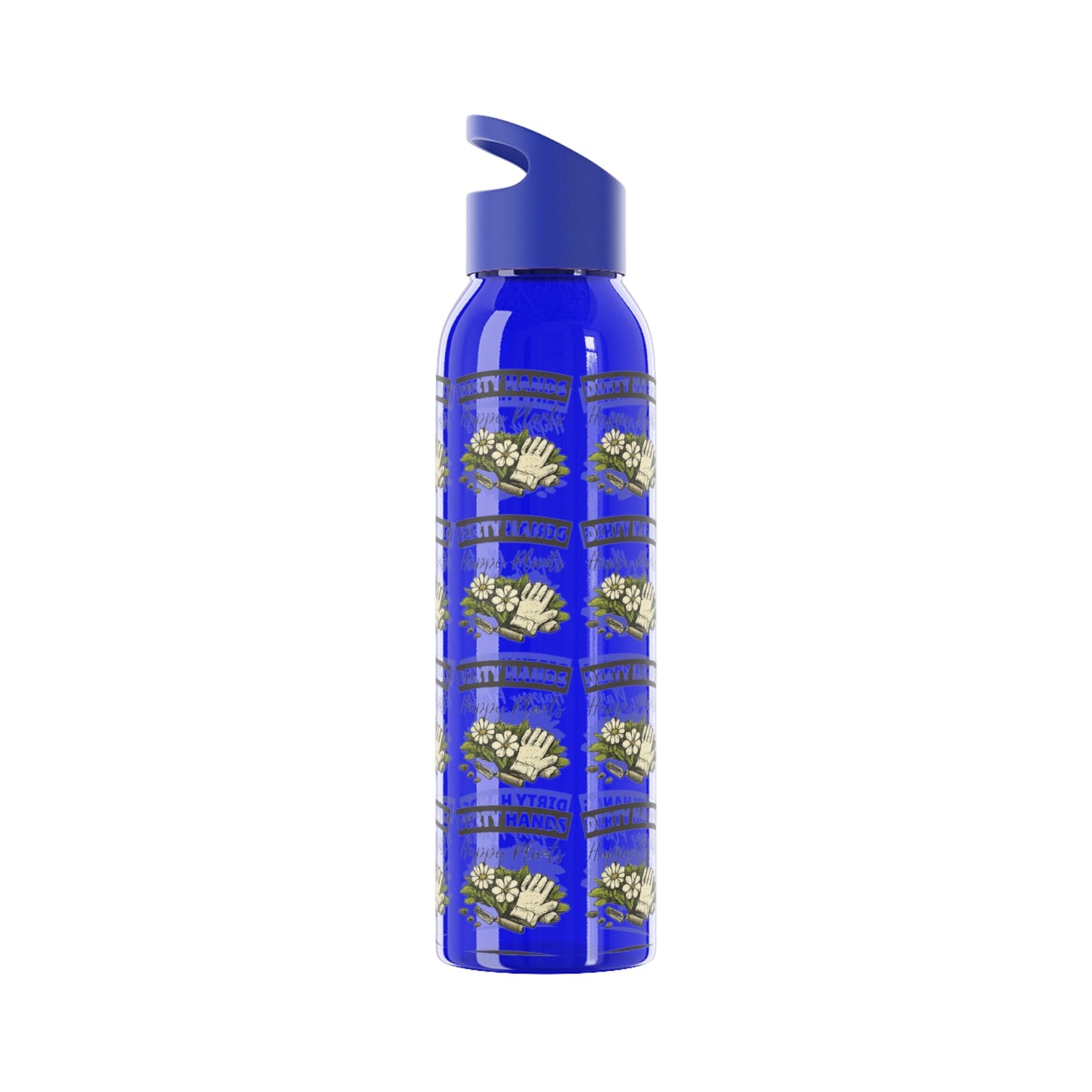 Dirty Hands Happy Plants Gardeners Water Bottle - SJM Print Store