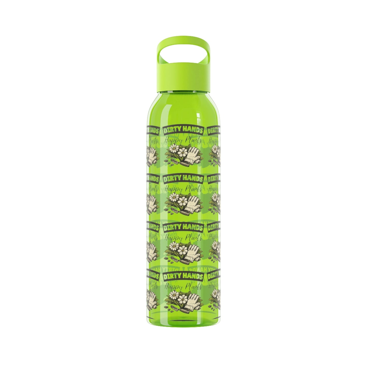 Dirty Hands Happy Plants Gardeners Water Bottle - SJM Print Store