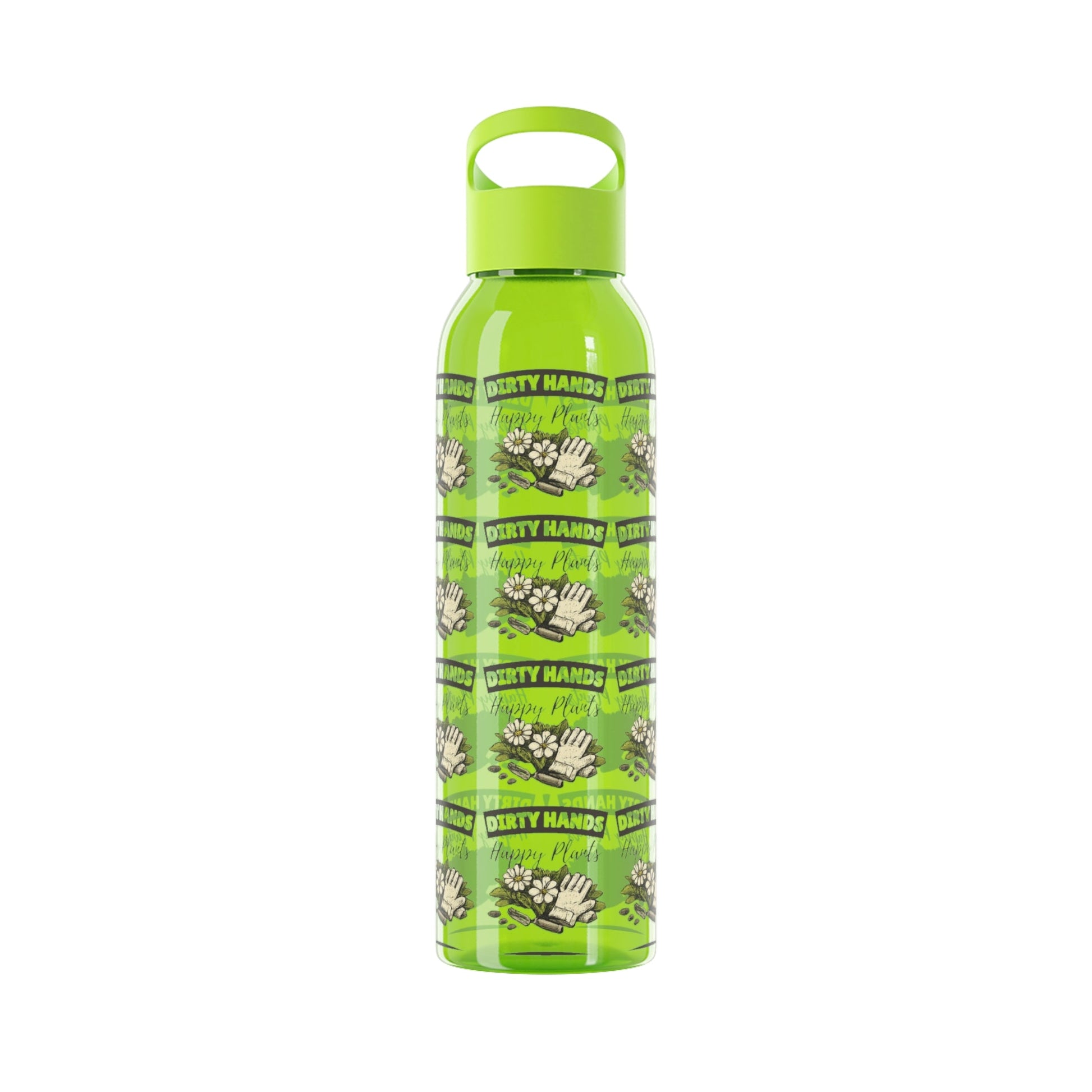 Dirty Hands Happy Plants Gardeners Water Bottle - SJM Print Store