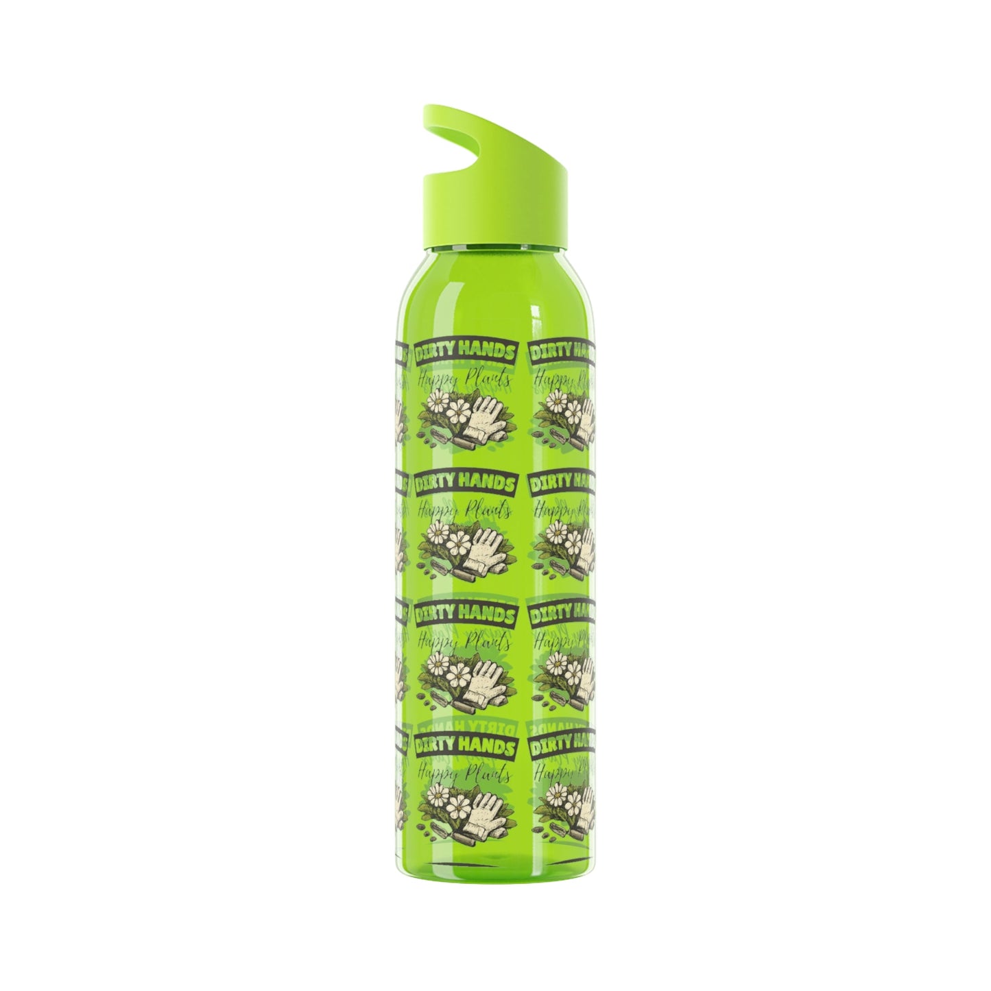 Dirty Hands Happy Plants Gardeners Water Bottle - SJM Print Store